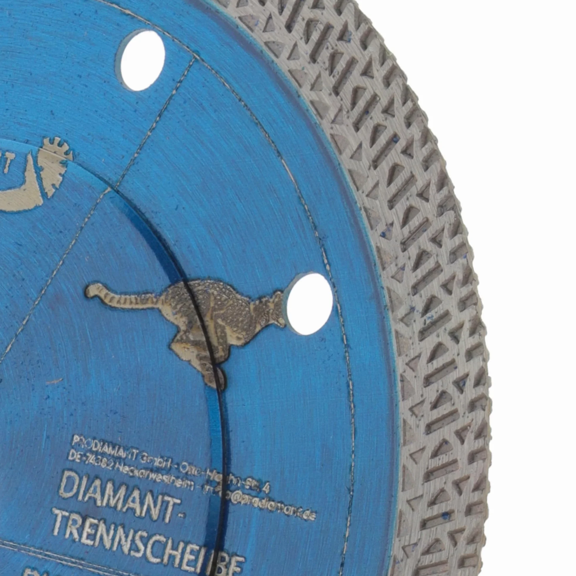 PRODIAMANT Diamentowa tarcza tnąca F50 135 mm x 20 mm do płytek i gresu | akcesoria do automatycznych przecinarek do płytek stołowych | pasuje m.in. do TCSA1200 | Turbo 1,2 mm segment