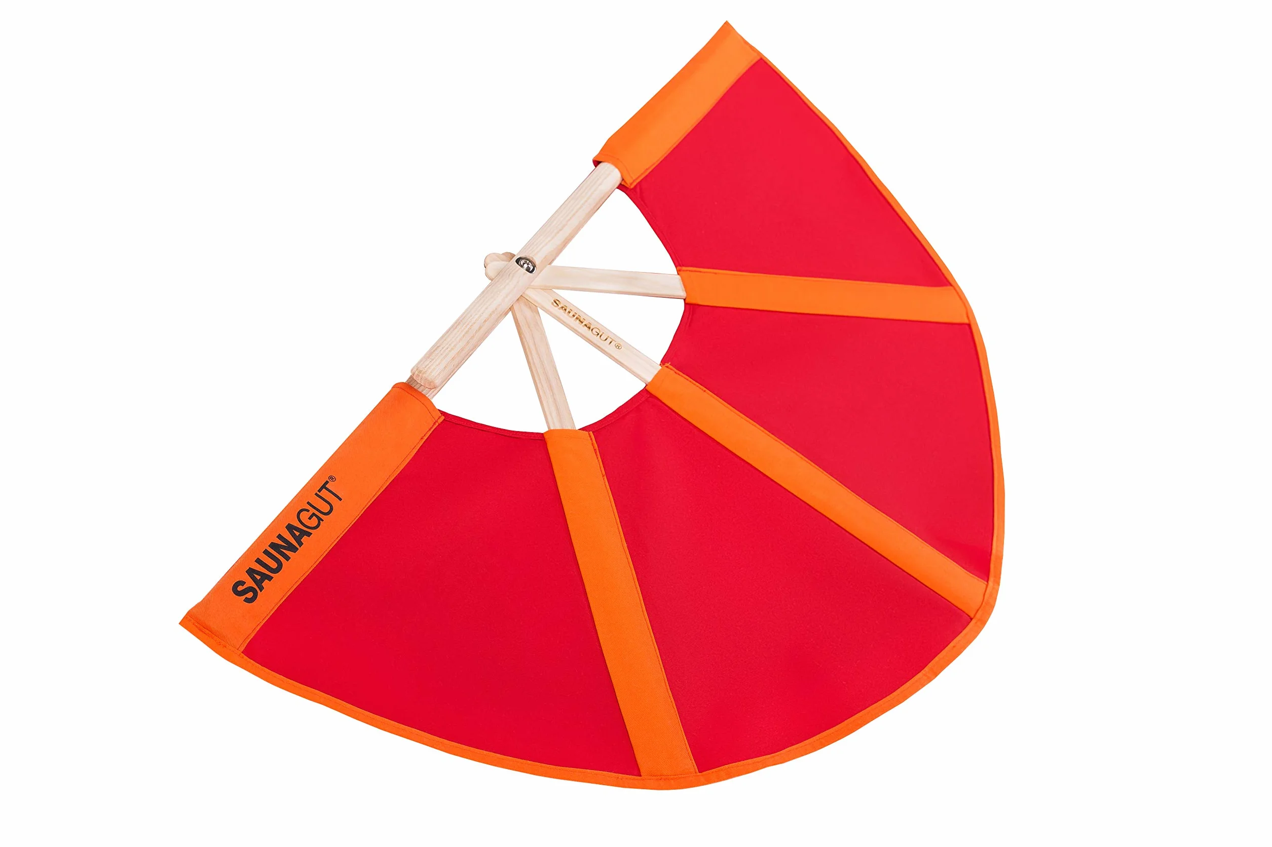 Aufgussfächer (MINI/KLEIN, Orange-rot)