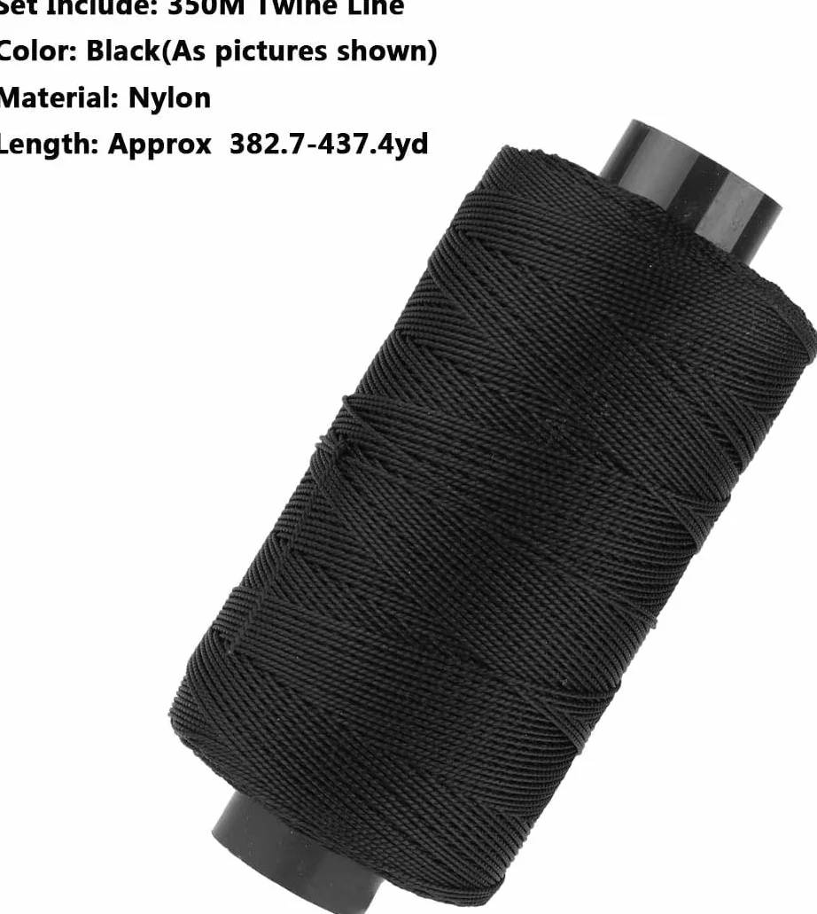 Nylonowy pleciony sznurek 350 m mocna nić DIY ogrodowy