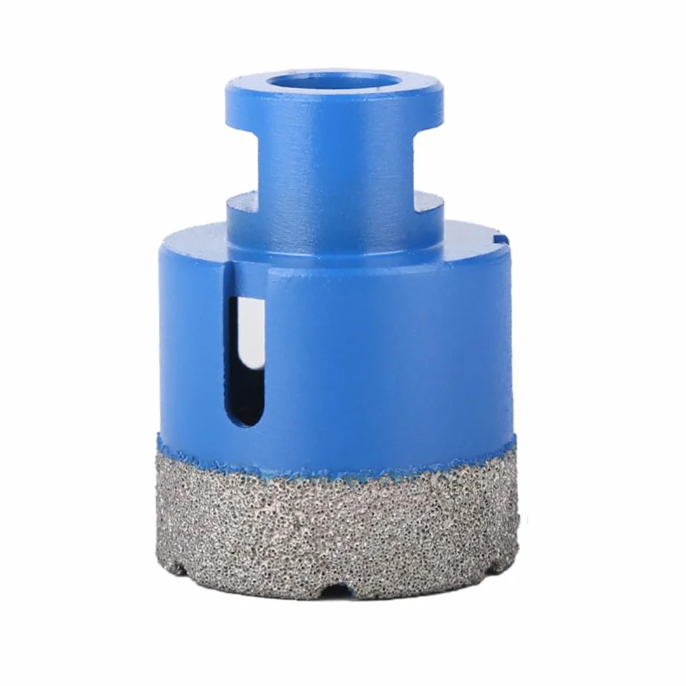 Wiertło rdzeniowe diamentowe, Wiertło diamentowe rdzeniowe lutowane na sucho, niebieskie M14, 6-120 mm, do płytek ceramicznych z granitu i marmuru(80mm)