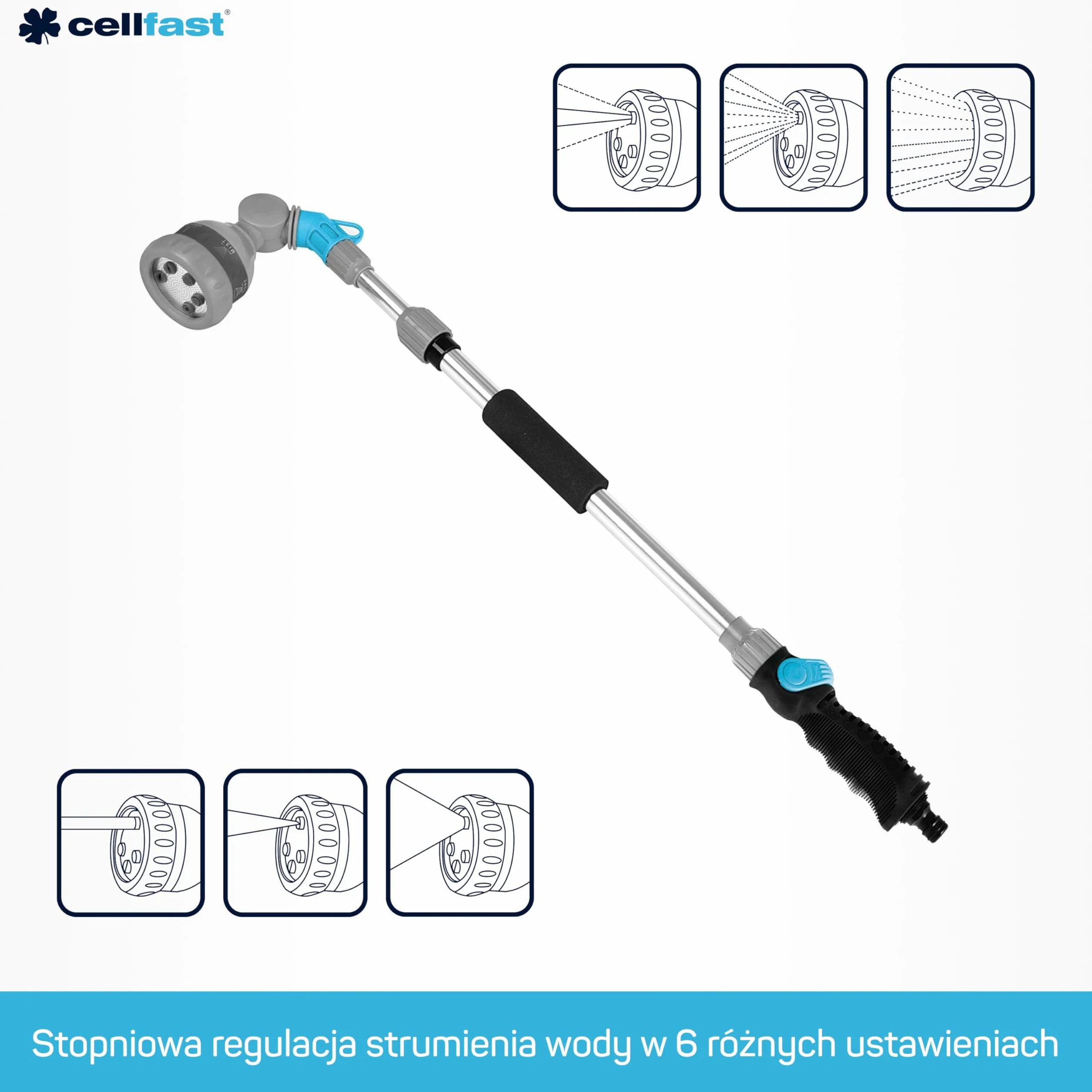 Cellfast Teleskopowa lanca do nawadniania