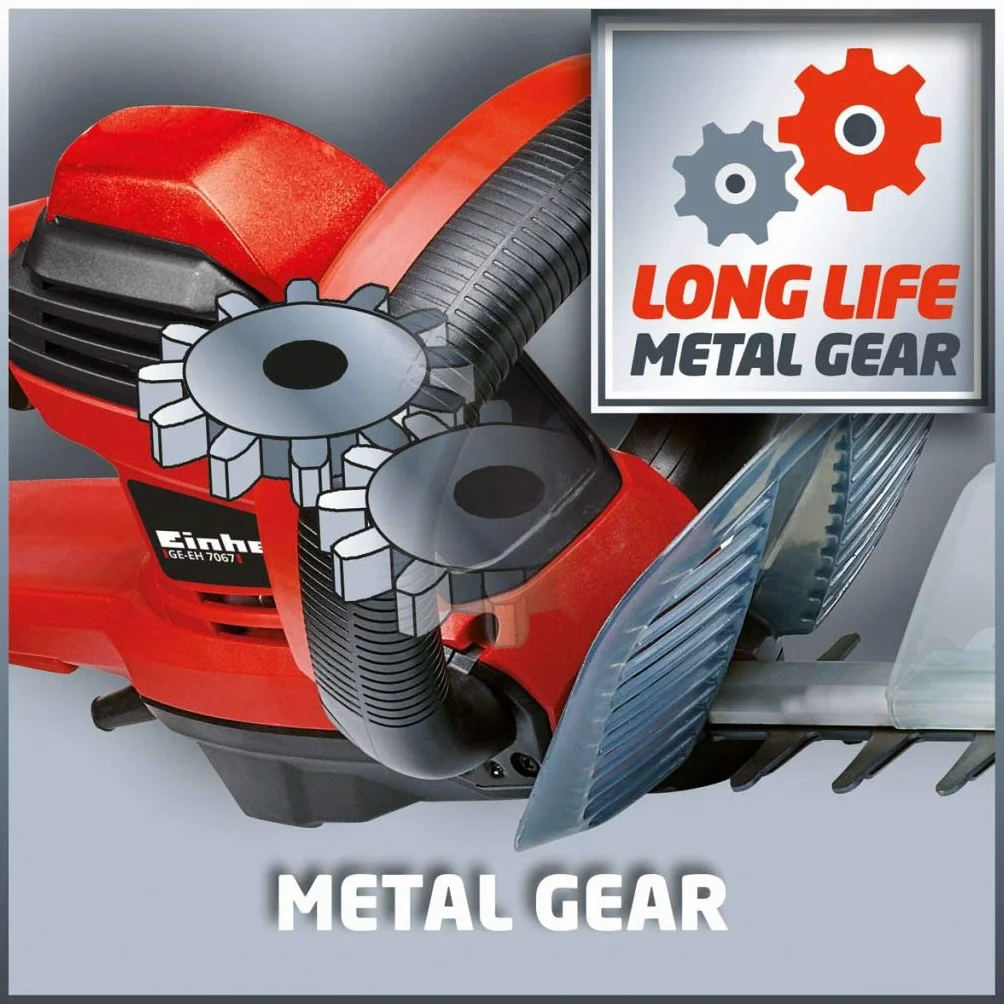 Einhell GE-PH 2555 A Nożyce do Żywopłotu 67 cm 30 mm Czarny Czerwony