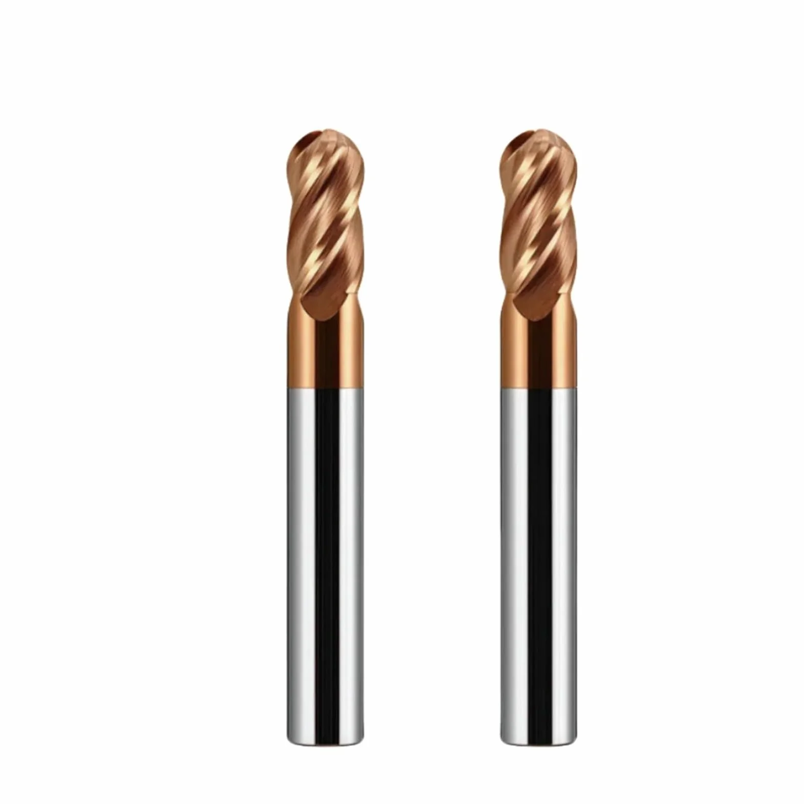 Końcówka z węglików spiekanych HRC55 4-ostrzowa powlekana stal wolframowa frez do stali nierdzewnej 3 4 5 6 8 10 12 14 16 18 20 mm (R8x32xD16x100)