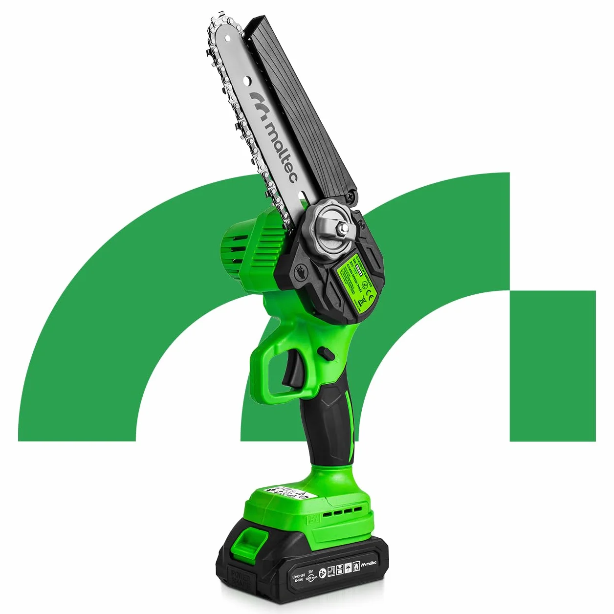 Maltec MasterCut akumulatorowa piła łańcuchowa bezprzewodowa 1000 W 21 V 6+8"