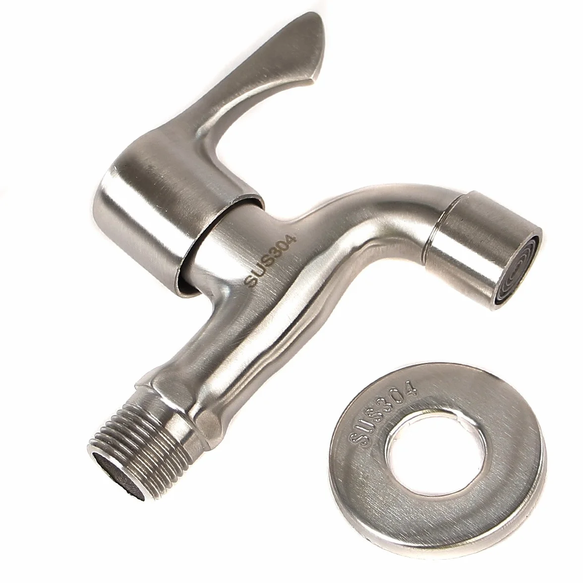 Kran z żeliwa stali nierdzewnej 304 1/2" odpływowy