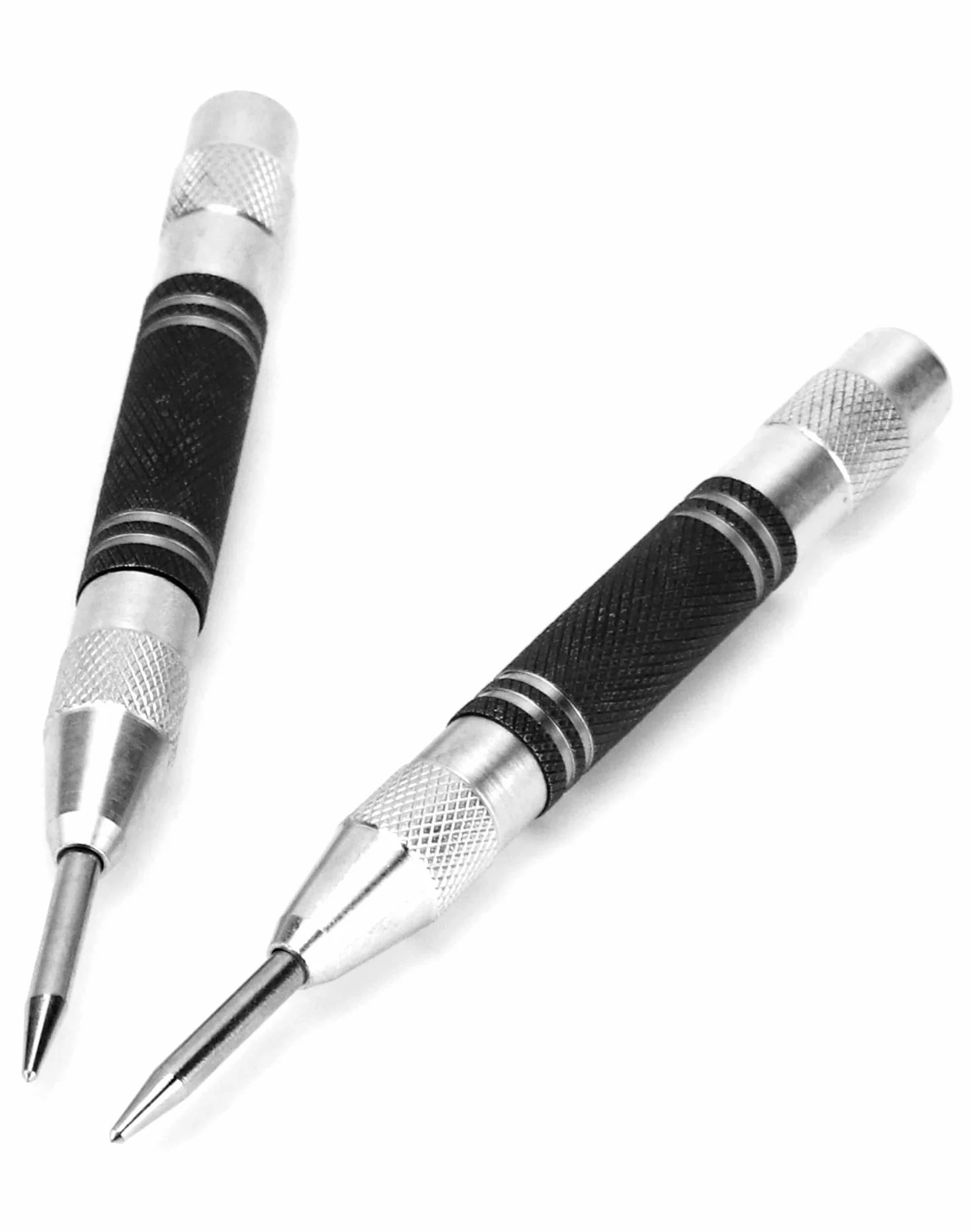 QWORK 2-częściowy punktak automatyczny, punktak sprężynowy, do metalu, drewna, szkła, blachy stalowej, 128 mm