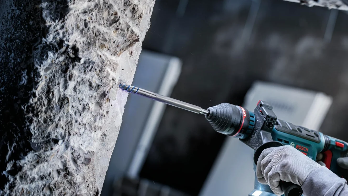 Bosch 5x Szpicak EXPERT SDS plus-8C (do Beton, Cegła, Długość 250 mm, Professional Akcesoria Młot udarowo-obrotowy)