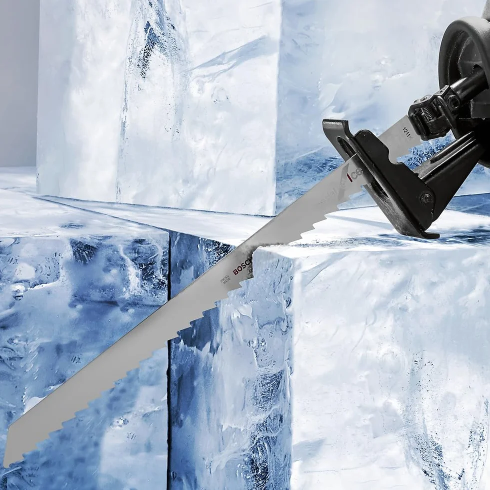 Bosch 5x Brzeszczot do piły szablastej PRO Ice S1211K (do Lód, Lód, Długość 300 mm, Professional Akcesoria Piła szablasta)