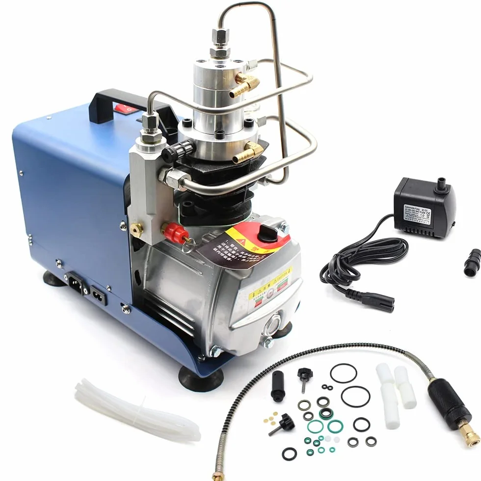 Wysokociśnieniowa pompa sprężarki powietrza PCP kompresor 300 bar 4500 psi 1800 W pompa wysokociśnieniowa