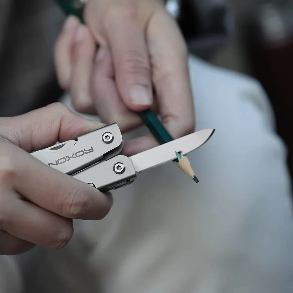ROXON M2 Mini multitool 14 w 1 Mały lekki ze składanymi nożyczkami Mini Storm