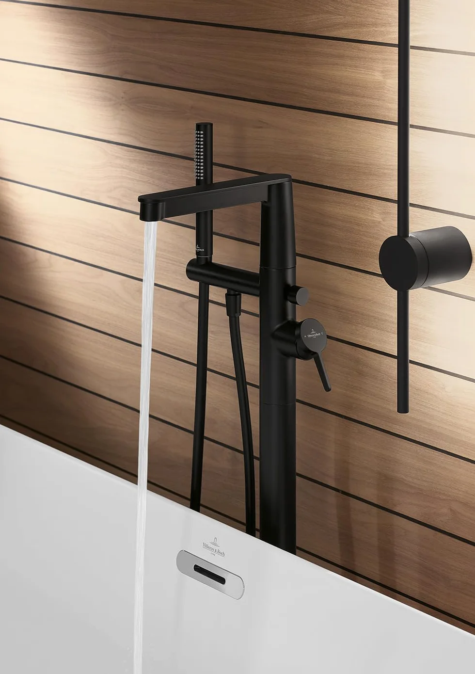 Villeroy & Boch Universal Showers wąż prysznicowy ręczny, elastyczny wąż prysznicowy z zabezpieczeniem przed przekręceniem, wąż prysznicowy do prysznica i wanny, odporny na zginanie, 1,20 m, matowy