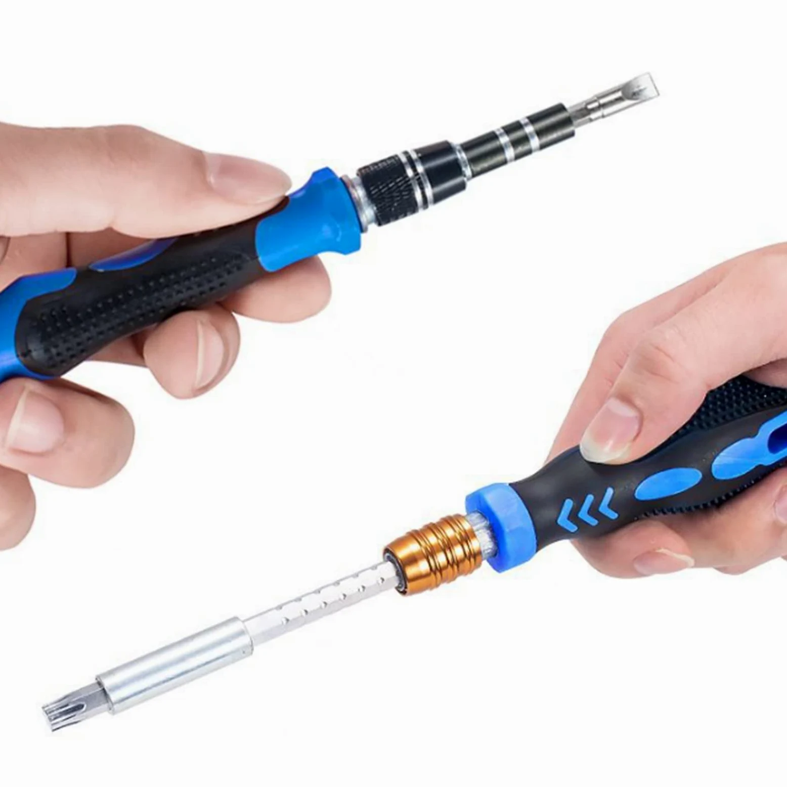 Zestaw precyzyjnych śrubokrętów, 270 w 1, magnetyczny mały zestaw wkrętaków z Torx, Phillips, płaską głowicą, sześciokątną, mini śrubokrętem premium do telefonu, zegarka, okularów (A)