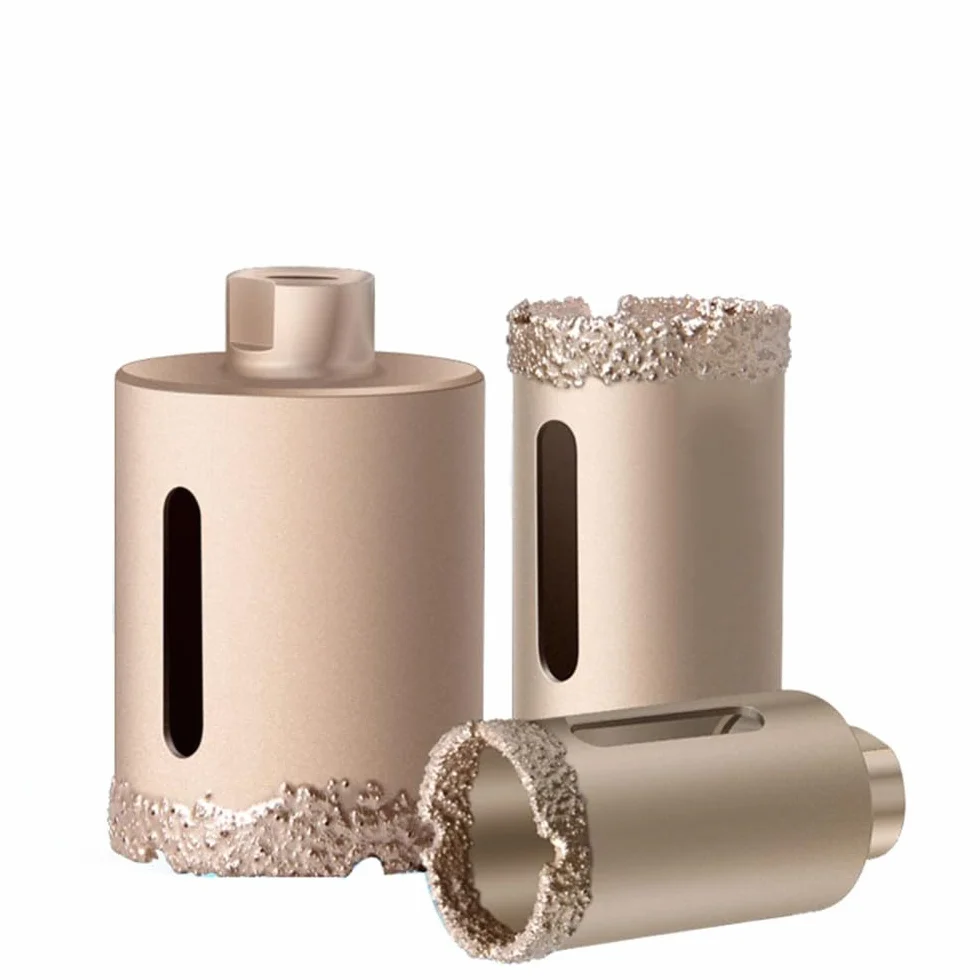Wiertło diamentowe, Wiertło diamentowe do otwornicy M14 Lutowane na sucho próżniowo 20-60 mm płytek ceramicznych z granitu i marmuru(20 mm)