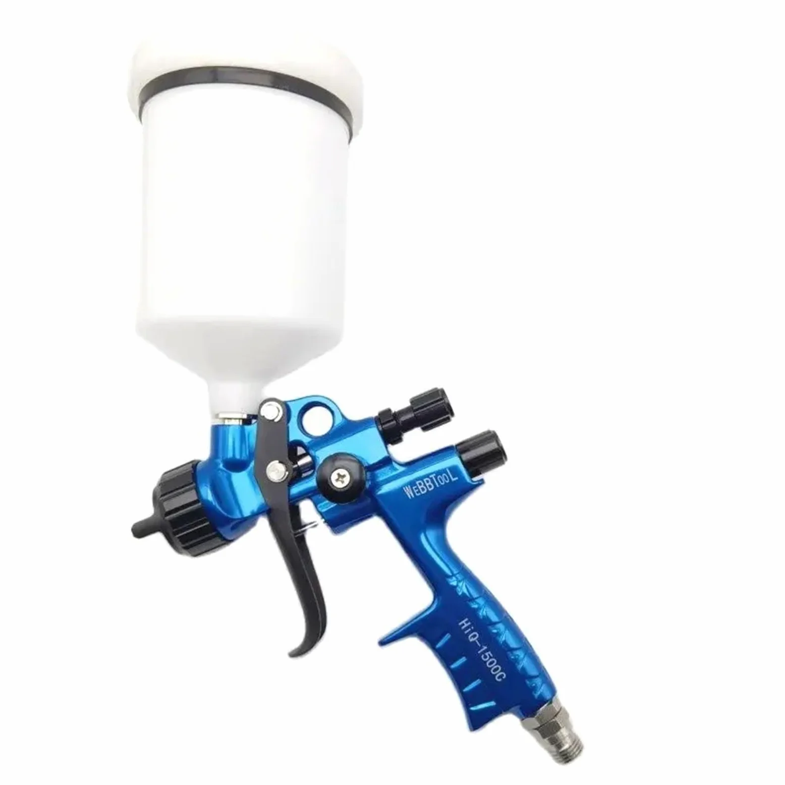 Blue LVLP High Efficiency Car Paint Spray Gun 1.3MM Nozzle Oil Based Water Guns