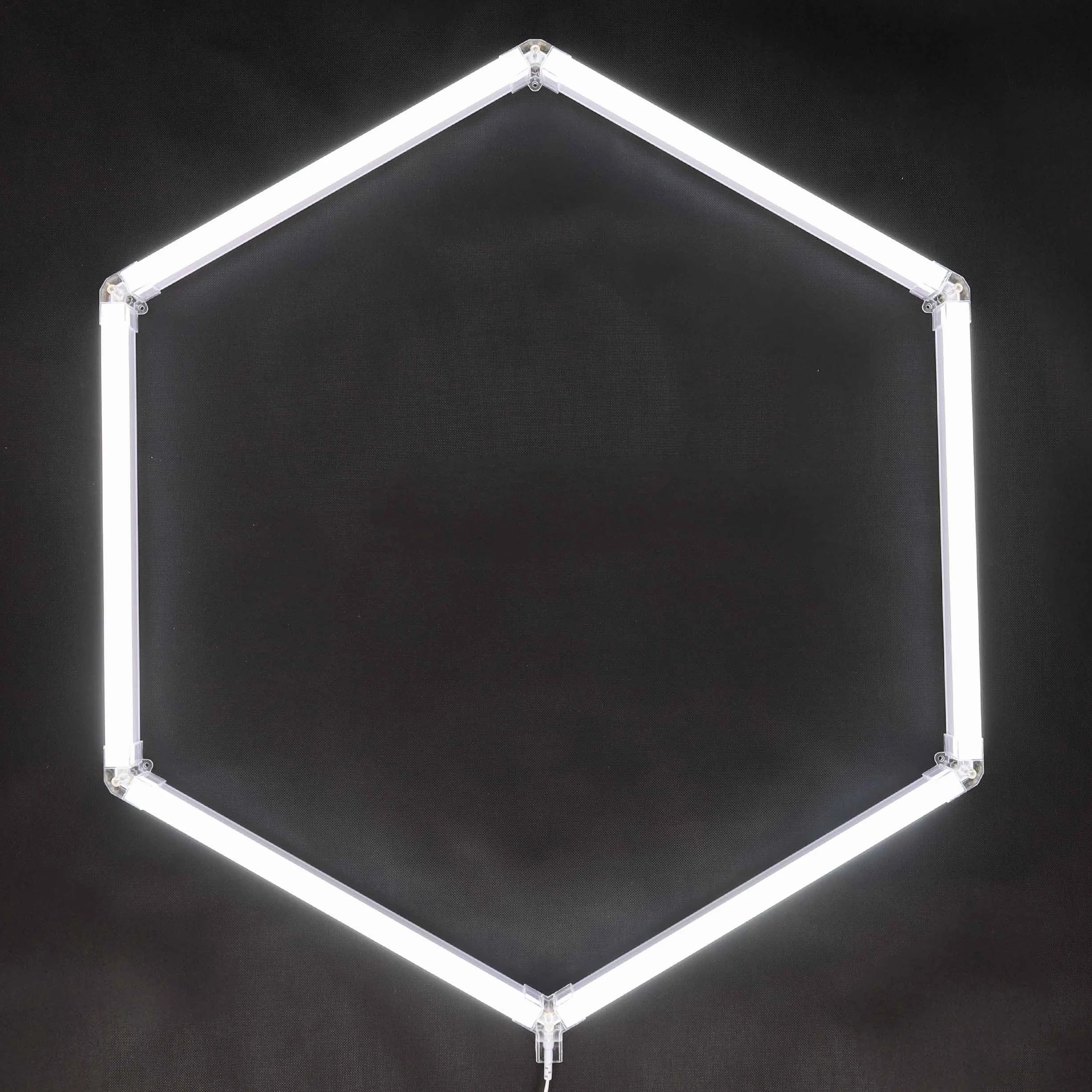 EinParts EPHCL13 lampa LED Hexagon 239x407 cm 14 modułów 50160 lm 6500K zimna biel do garażu warsztatu detailingu