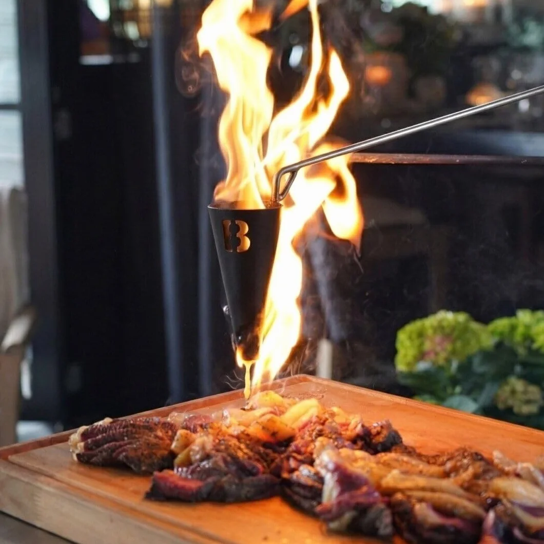 BonFeu Flambadou żeliwny profesjonalne narzędzie do grillowania flambowania