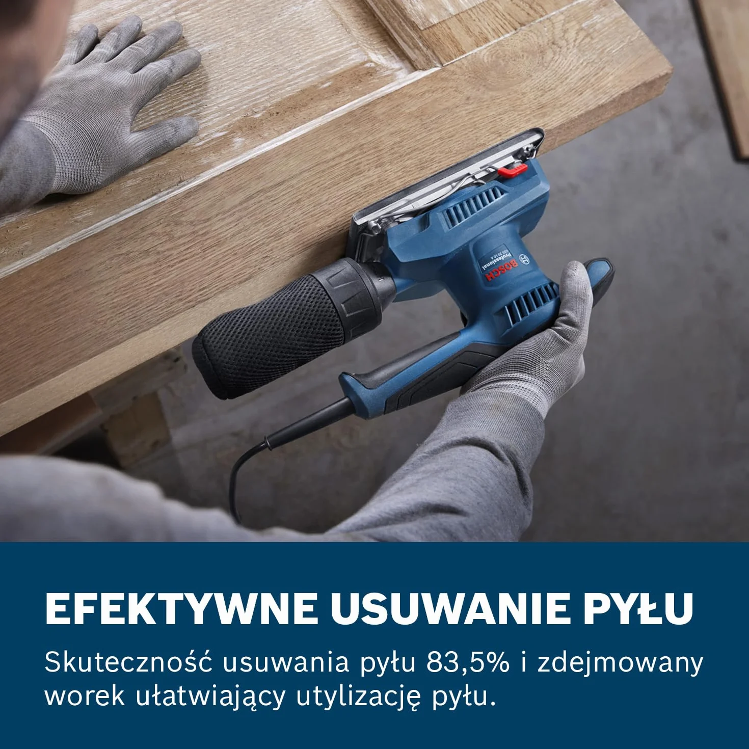 Bosch Professional Sieciowa szlifierka oscylacyjna GSS 20-18 A (worek na pył, płyta dziurkująca)