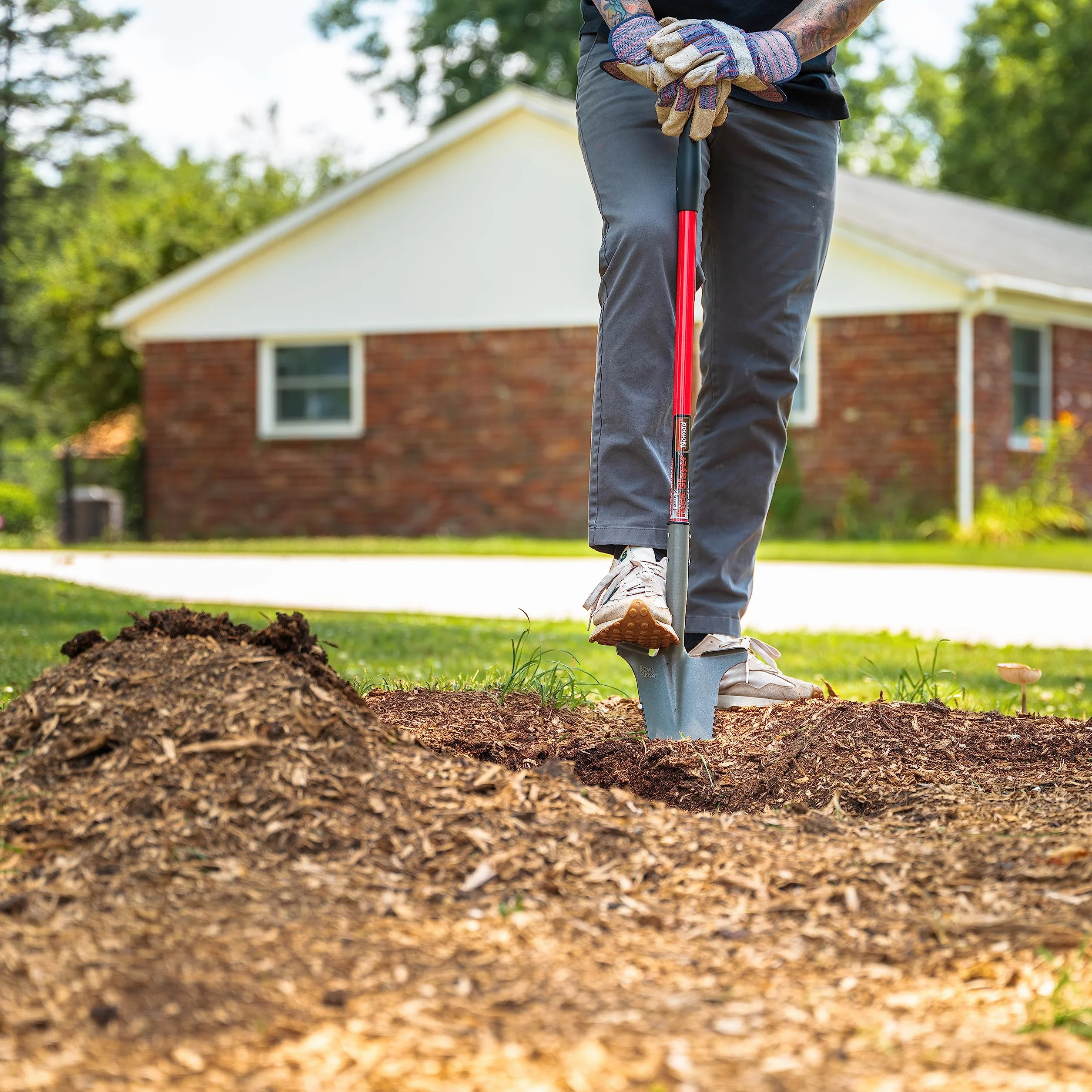 Radius Garden 22311 Root Slayer Mini łopatka do przesadzania z obcinaczem korzeni
