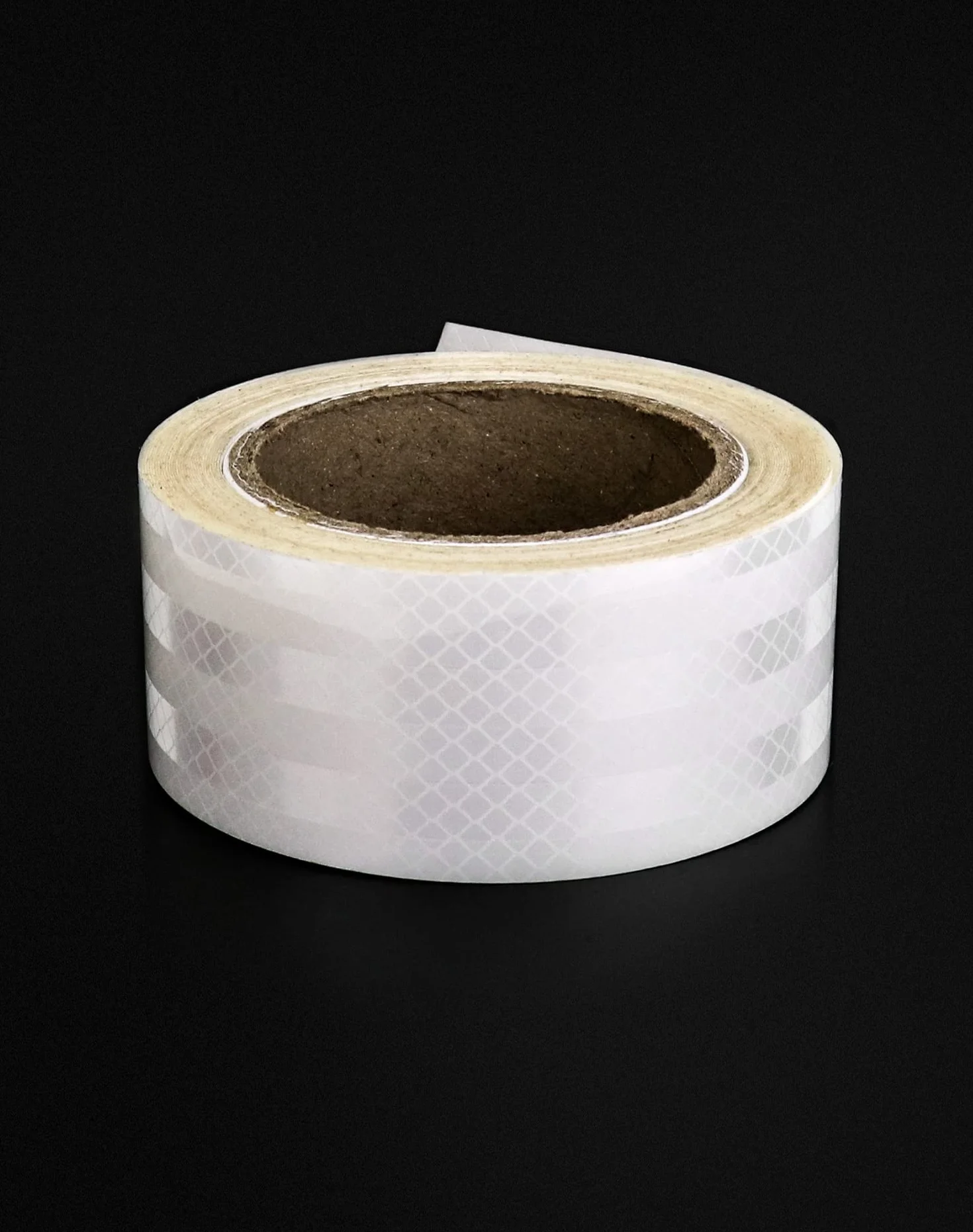 QWORK® Taśma odblaskowa samoprzylepna - 5cm x 10M - Wodoodporna taśma odblaskowa ostrzegawcza do pojazdów, samochodów, przyczep, na zewnątrz (biała)