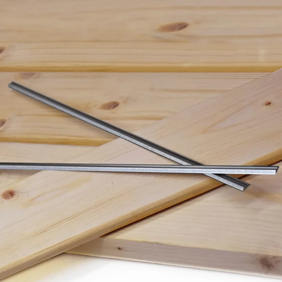 2 pary 12" 306mm grubość drewna ostrza do strugarki 306 X 8 X 2 mm części zamienne do noża strugarskiego
