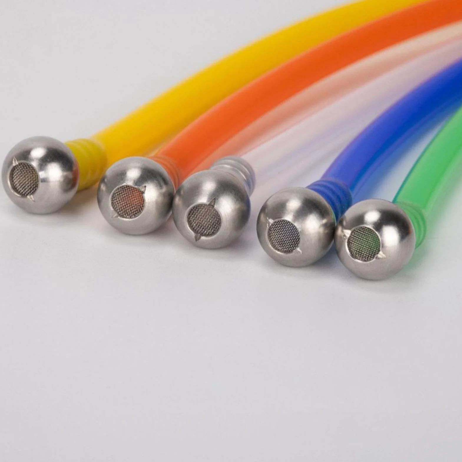 Stainless Steel Foam Cannon Straw 0.55x0.55x0.98 Inches Car Wash Accessory