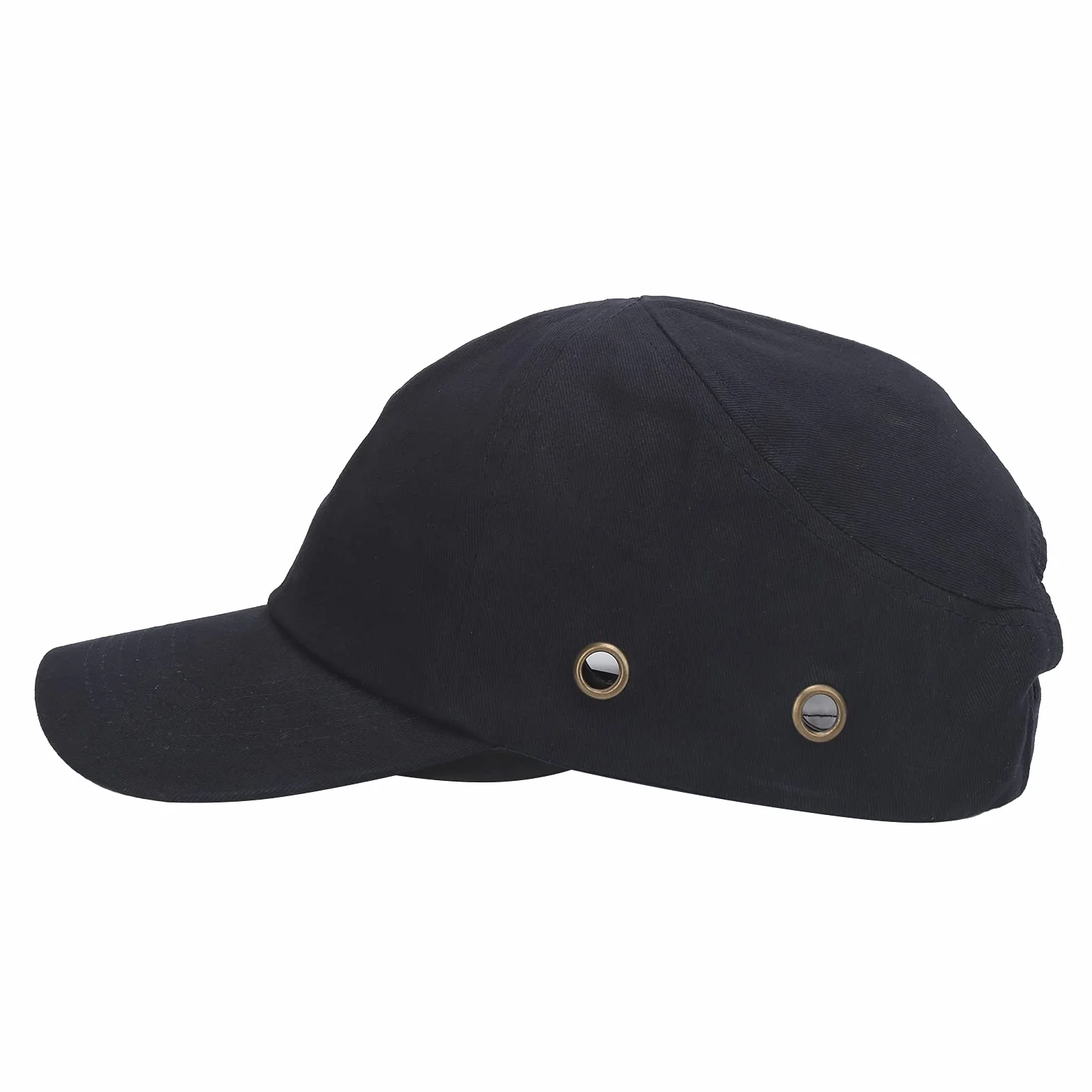 Czapka z Daszkiem, Ochronna Hard Hat Amortyzująca Konstrukcja Wewnętrznego Kasku (Czarny)