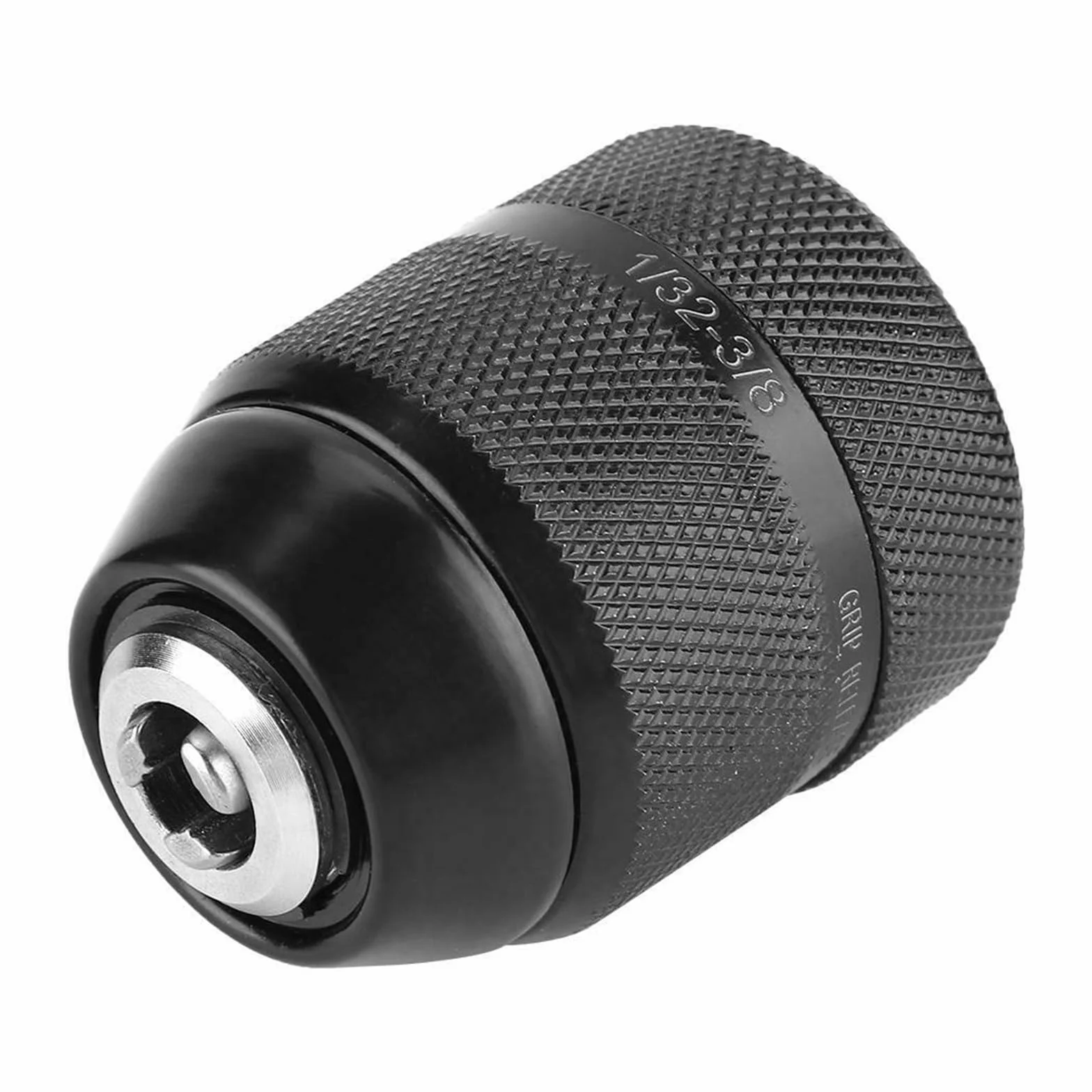 0.8mm-10mm bezkluczowy uchwyt wiertarski 3/8-24UNF uchwyt samozaciskowy do ręcznej wiertarki elektrycznej pasuje do adaptera żeńskiego SDS