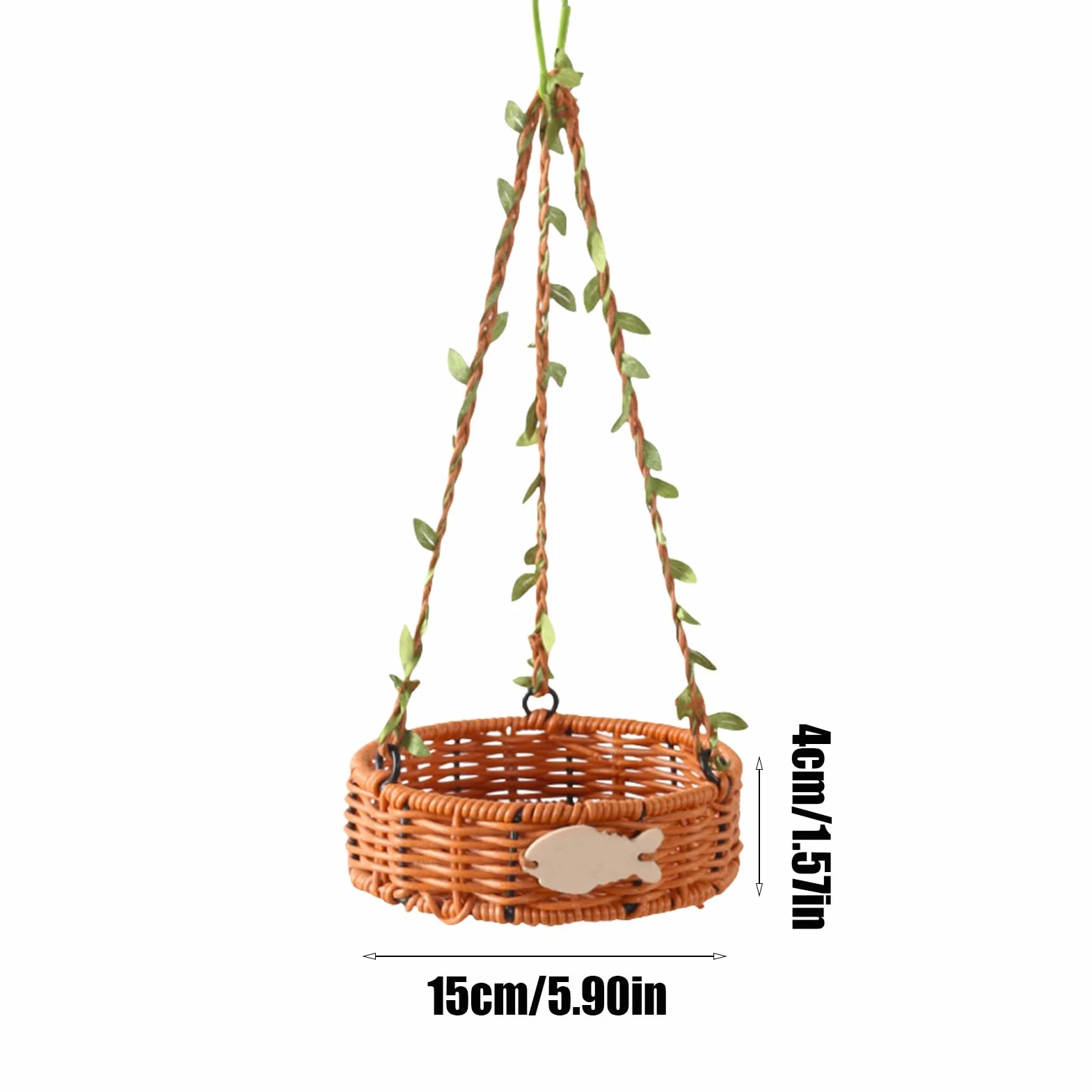 Hammock Bird Jaskinie gniazd ptaków Miejsca do spania Nymphensithich Imitat Rattan Vintage Ręcznie Oddychająca tkanina łatwa do czyszczenia dla Kanarków nimfy wspinaczkowe jedzenie