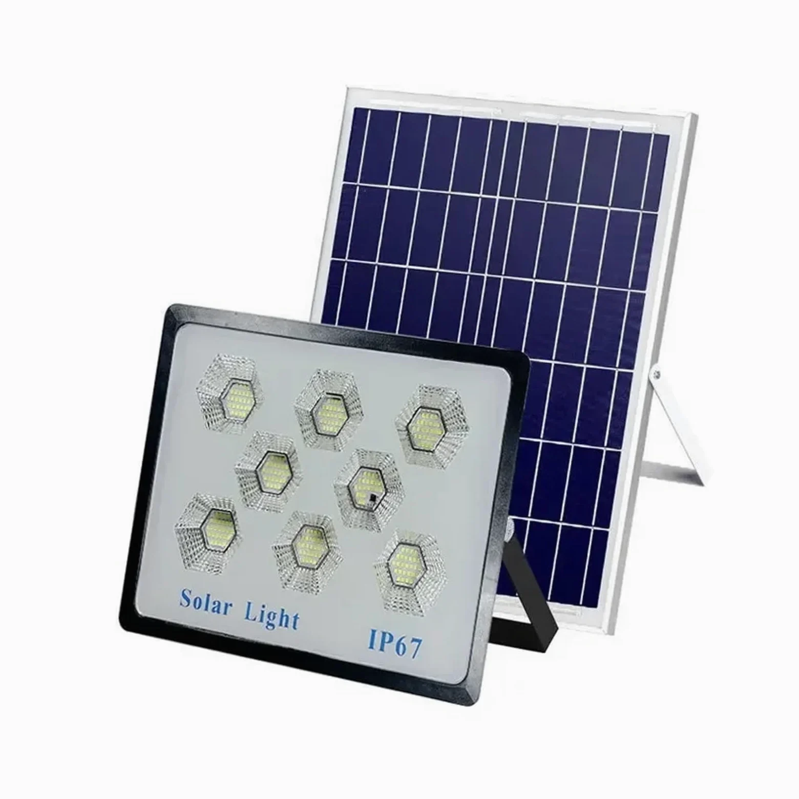 Lampy solarne, Solarna lampa zewnętrzna ścienna lampa dziedzińca lampa oświetleniowa jasna lampa o dużej mocy 200W domowe zewnętrzne światło przeciwpowodziowe do ogrodzenia, drzwi, garażu, podwórka