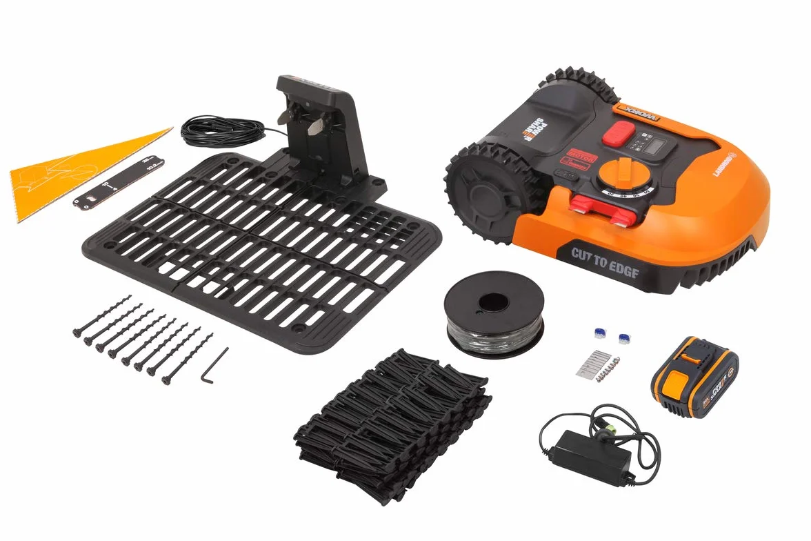 Worx Landroid Kosiarka 1500 m² Pomarańczowy Czarny