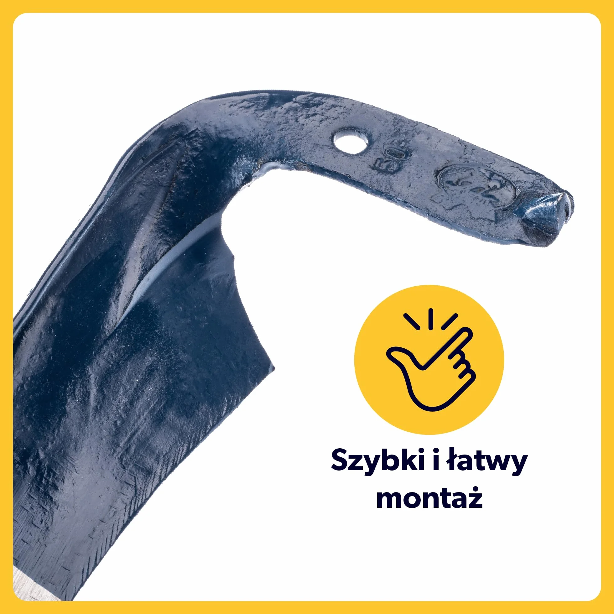 KADAX Kosa ręczna 80cm metalowa, składana konstrukcja, pewny chwyt, do wykaszania traw i chwastów na działce i w ogrodzie