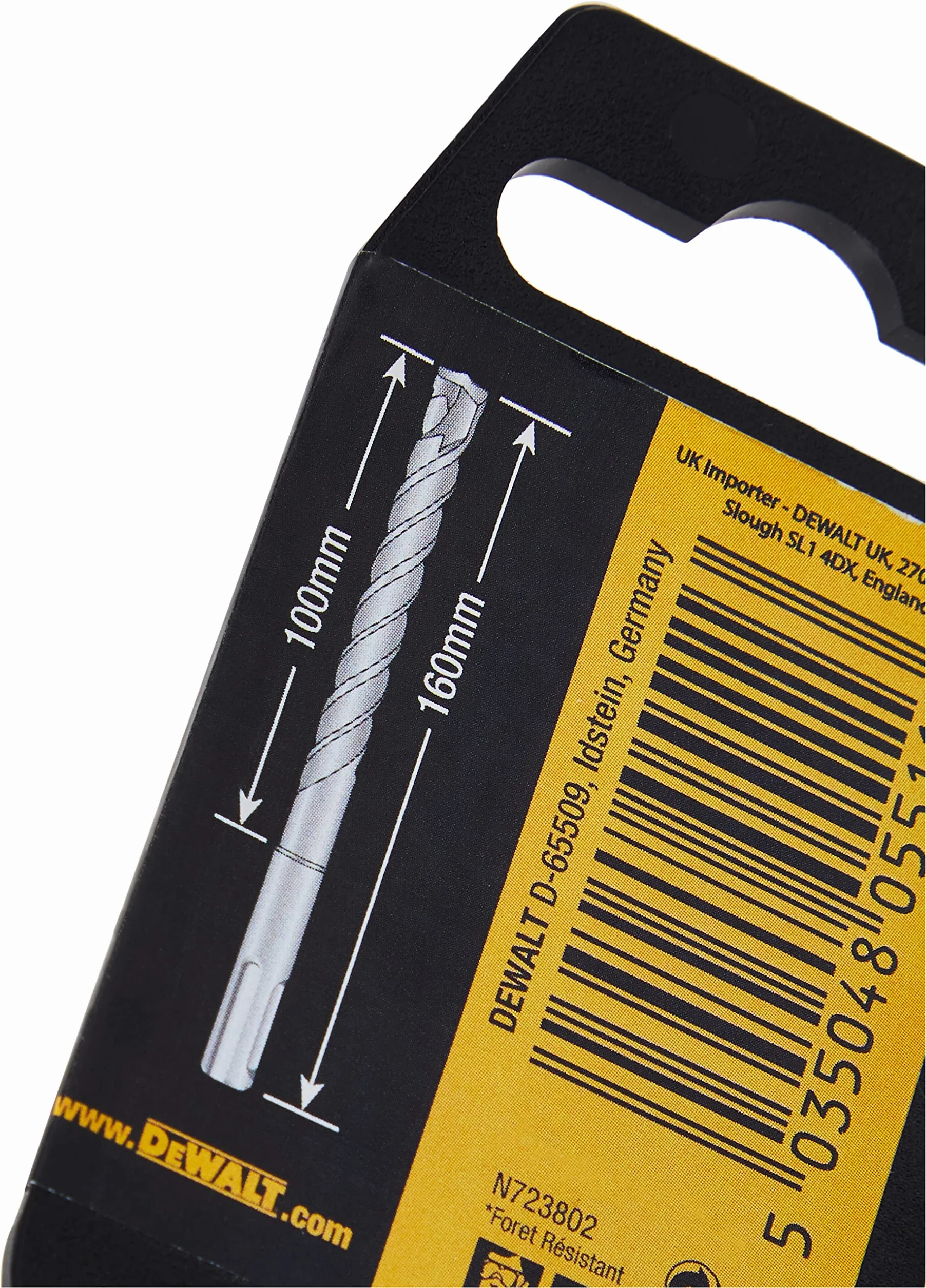 DeWalt DT9536QZ 9 x 160 mm Extreme 2 SDS-Plus wiertło
