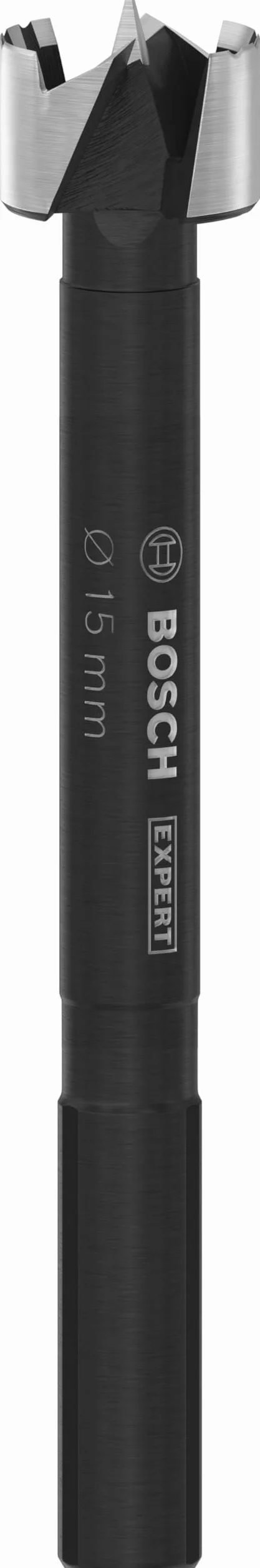 Bosch 1x Wiertło Forstner EXPERT Wood (do Miękkie drewno, Twarde drewno, Ø 15,00 mm, Professional Akcesoria Wiertarki)
