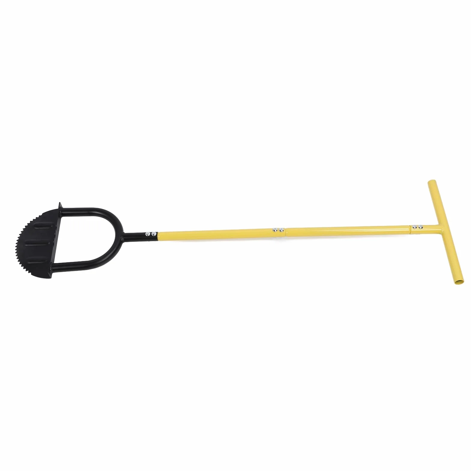 Ręczny Half Moon Edger, Garden Edger Hand Trzmowanie łopaty Half Moon Lawn Edger z Przedłużonym Słupem 96 Cm do Utrzymania Krawędzi, łopaty