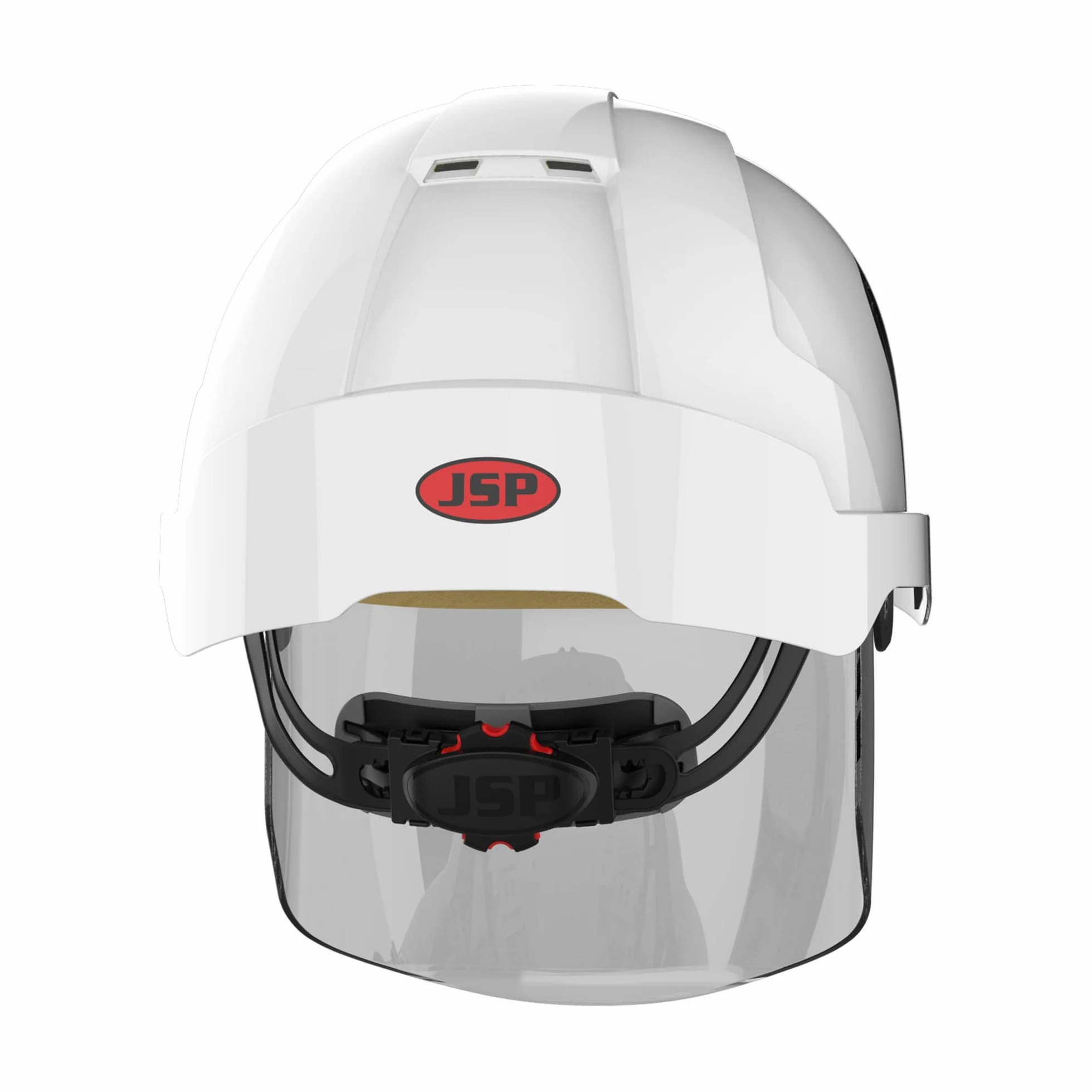 JSP Kask EVO VISTAshield Wentylowany Biały/Smk - Koło Zapadkowe