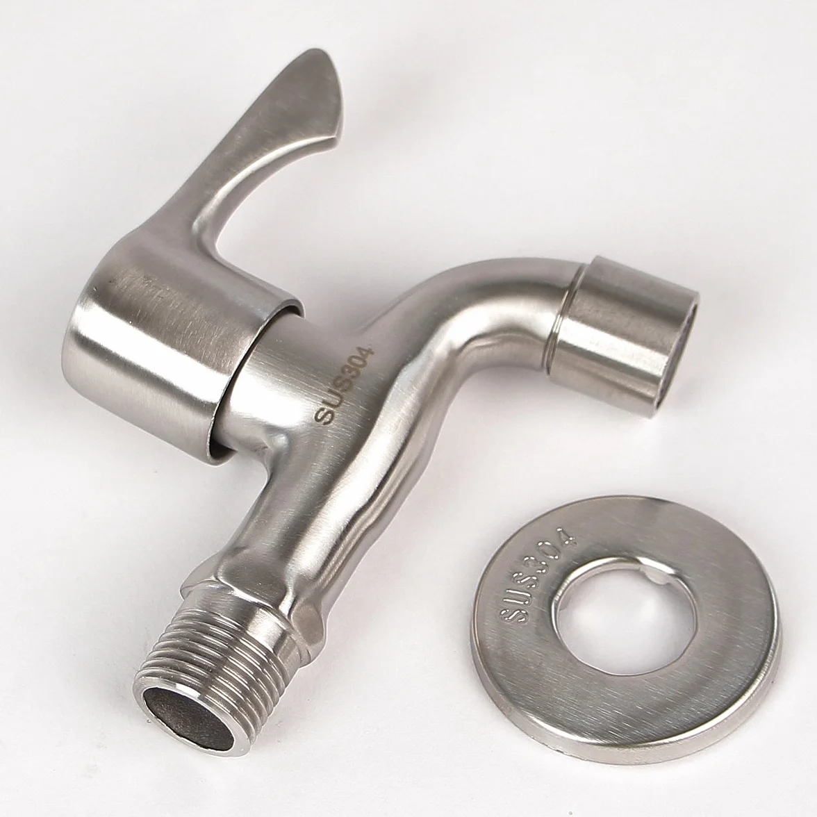 Kran z żeliwa stali nierdzewnej 304 1/2" odpływowy
