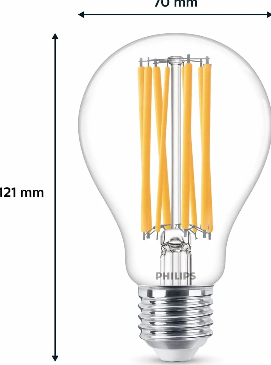 Philips LED Żarówka 17–150 W E27 Ciepła biel