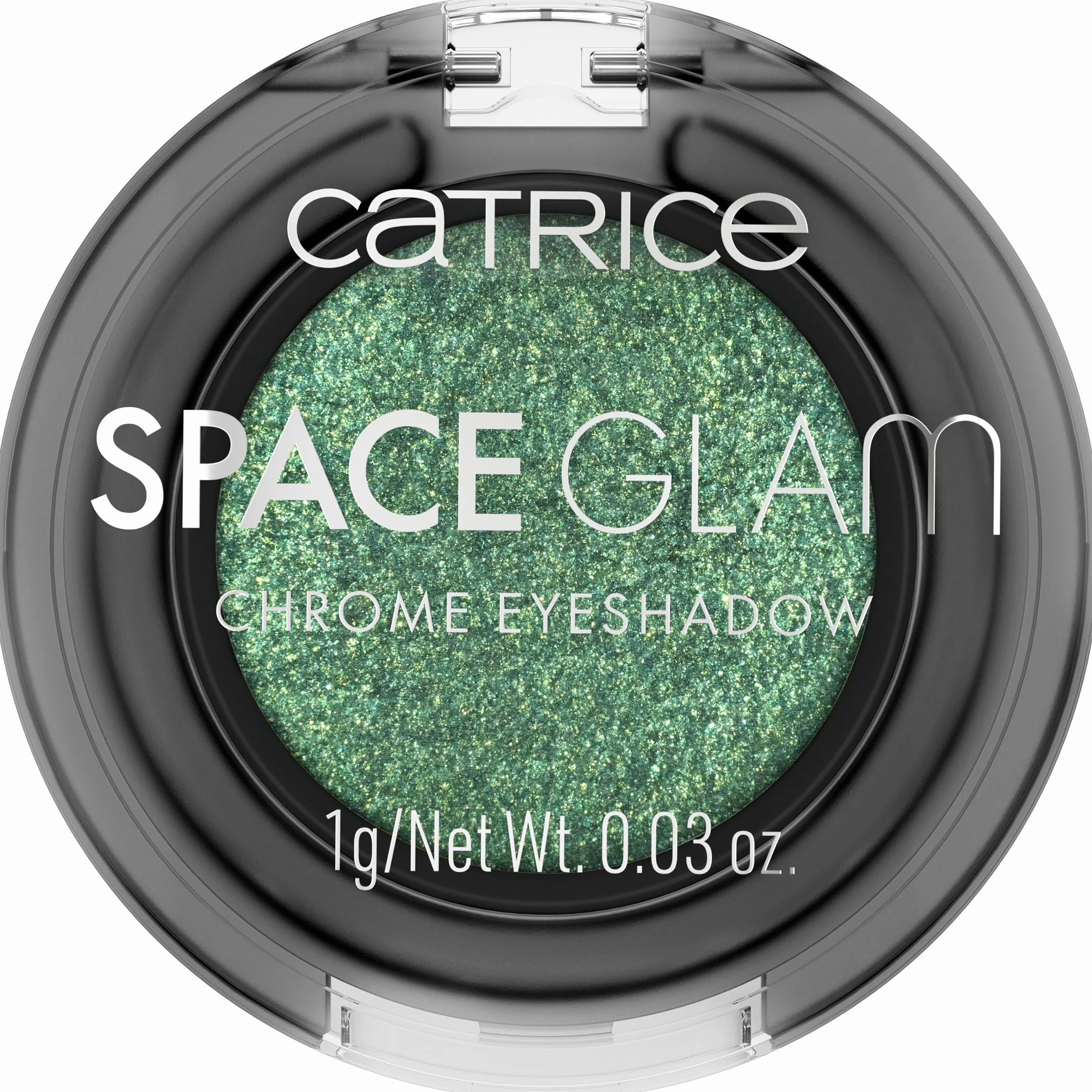 Catrice Chromowany cień do powiek Space Glam, długotrwały, wyraźny wynik, mocno napigmentowana/y, błyszczący, intensywny (1g)