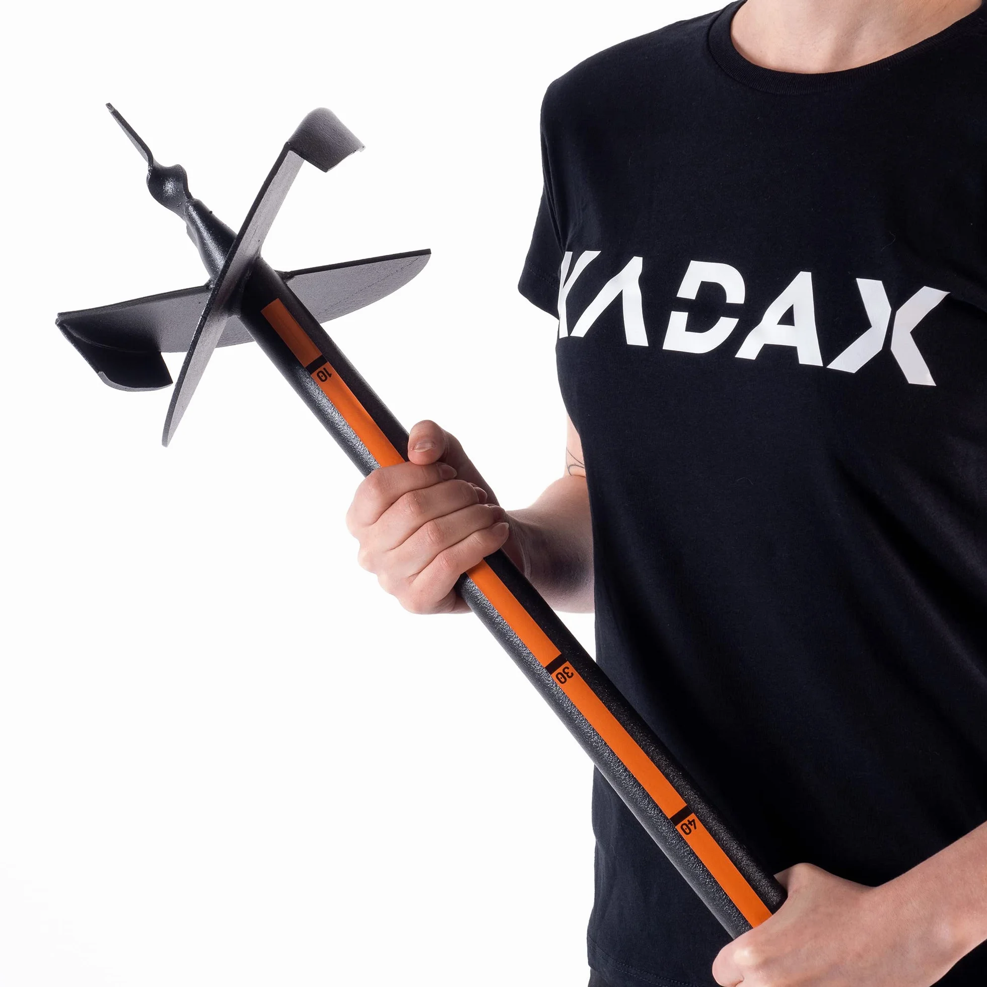 KADAX Świder ziemny ręczny 200 mm metalowy spiralny do ogrodu