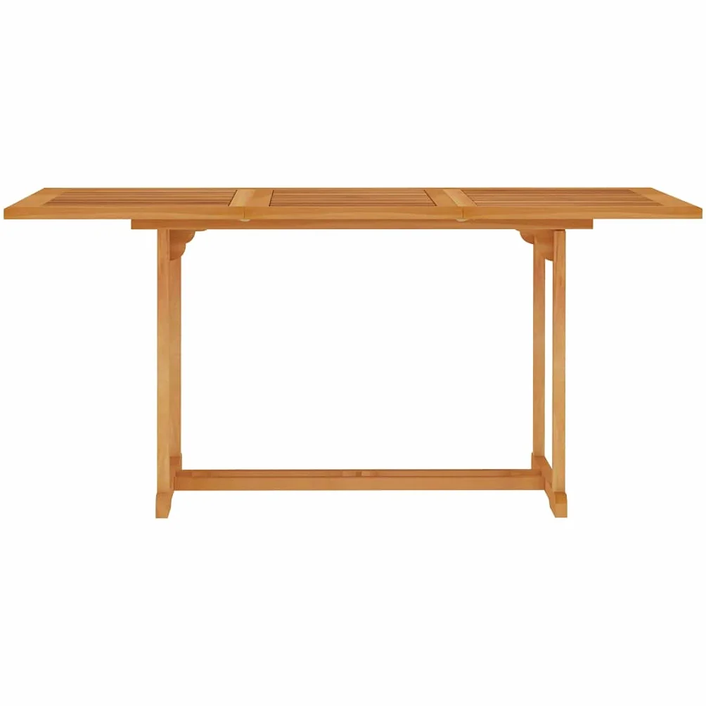 Stół ogrodowy vidaXL 150x90x75 cm lite drewno tekowe