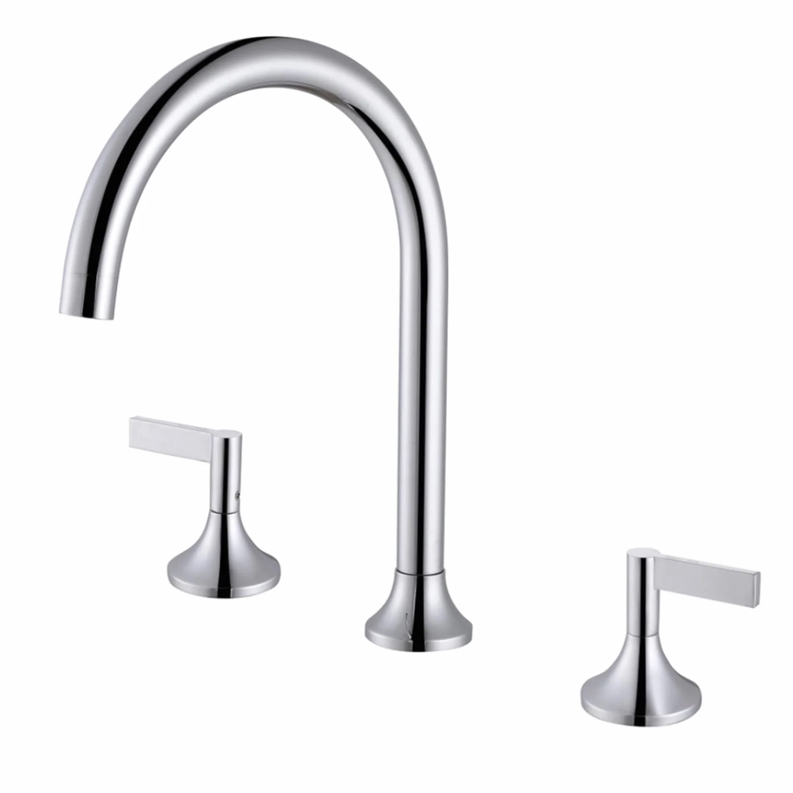 Generic QHQQXN 3-otworowy kran Bateria umywalkowa Baterie obrotowe Szczotkowane złoto Łazienka Umywalka z kranu Baterie umywalkowe z ciepłą i zimną kraną gospodarstwa domowego