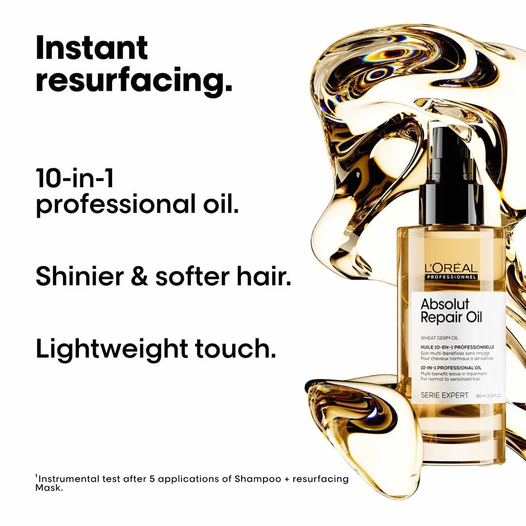 L'Oreal Serie Expert Absolut Repair 10-in-1 Leave In Oil 90ml