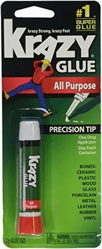 Krazy Glue KG585 Instant Purpose Tuba 2,0 g przezroczysta - opakowanie 12 sztuk