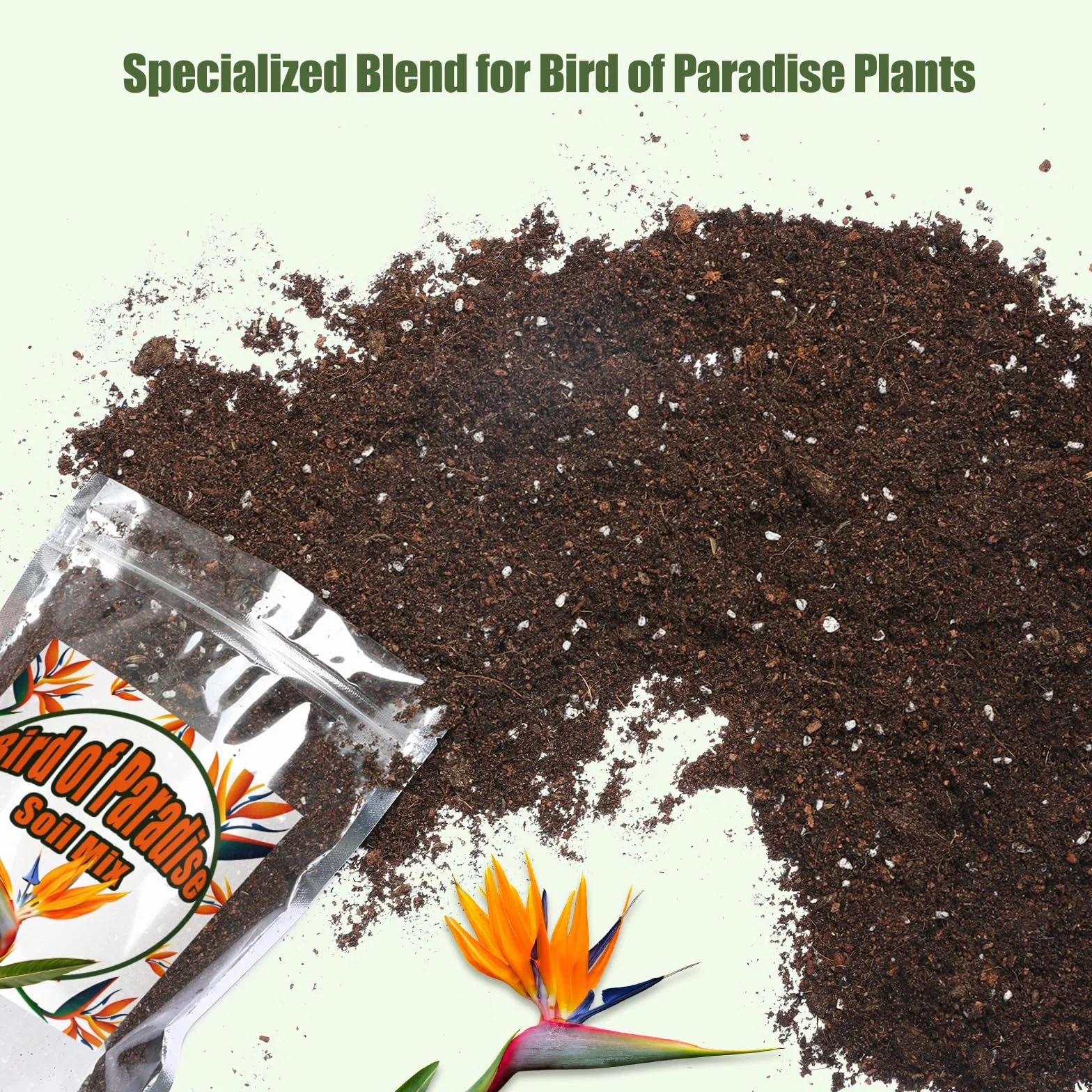 Organiczna mieszanka gleby doniczkowej Bird of Paradise 1L do roślin doniczkowych