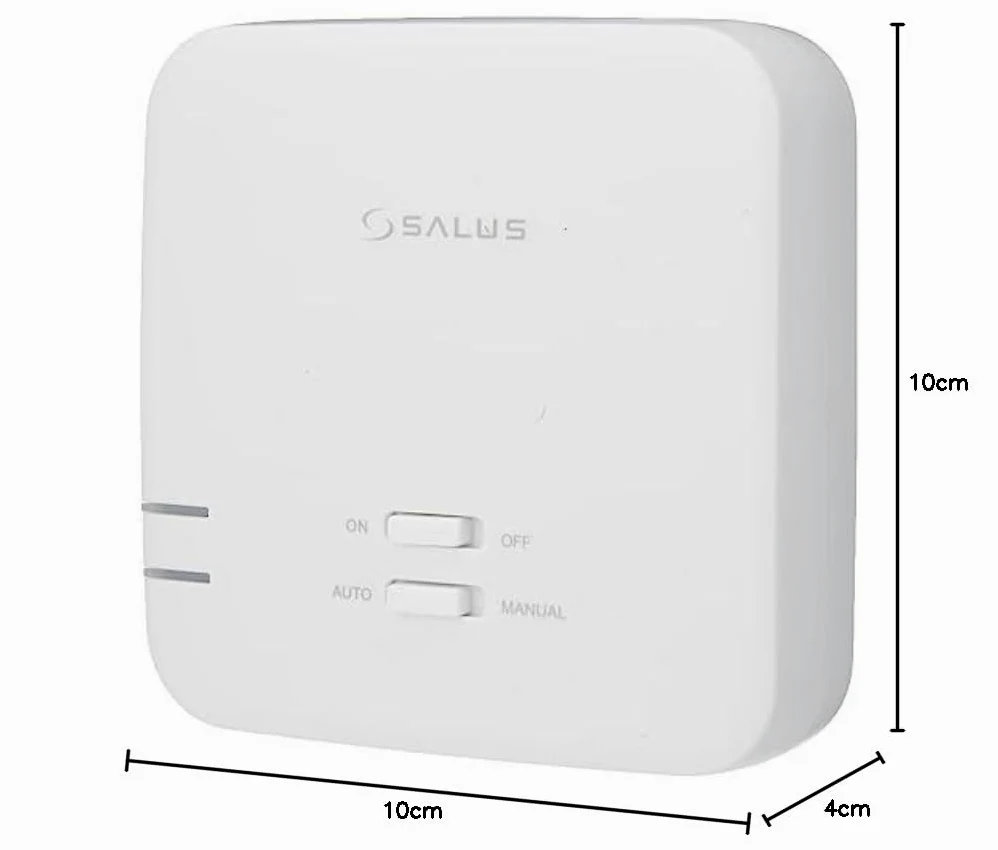 Salus Controls RT520RF bezprzewodowy termostat, zgodny z Boiler Plus cyfrowy i elektroniczny termostat pokojowy - biały