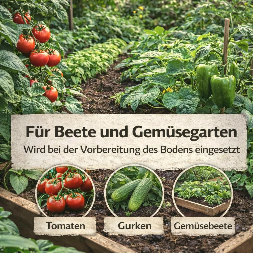 GiDeli Wapno Dolomitowe 5 kg – Wapno ogrodowe podnoszące pH gleby, bogate w wapń i magnez