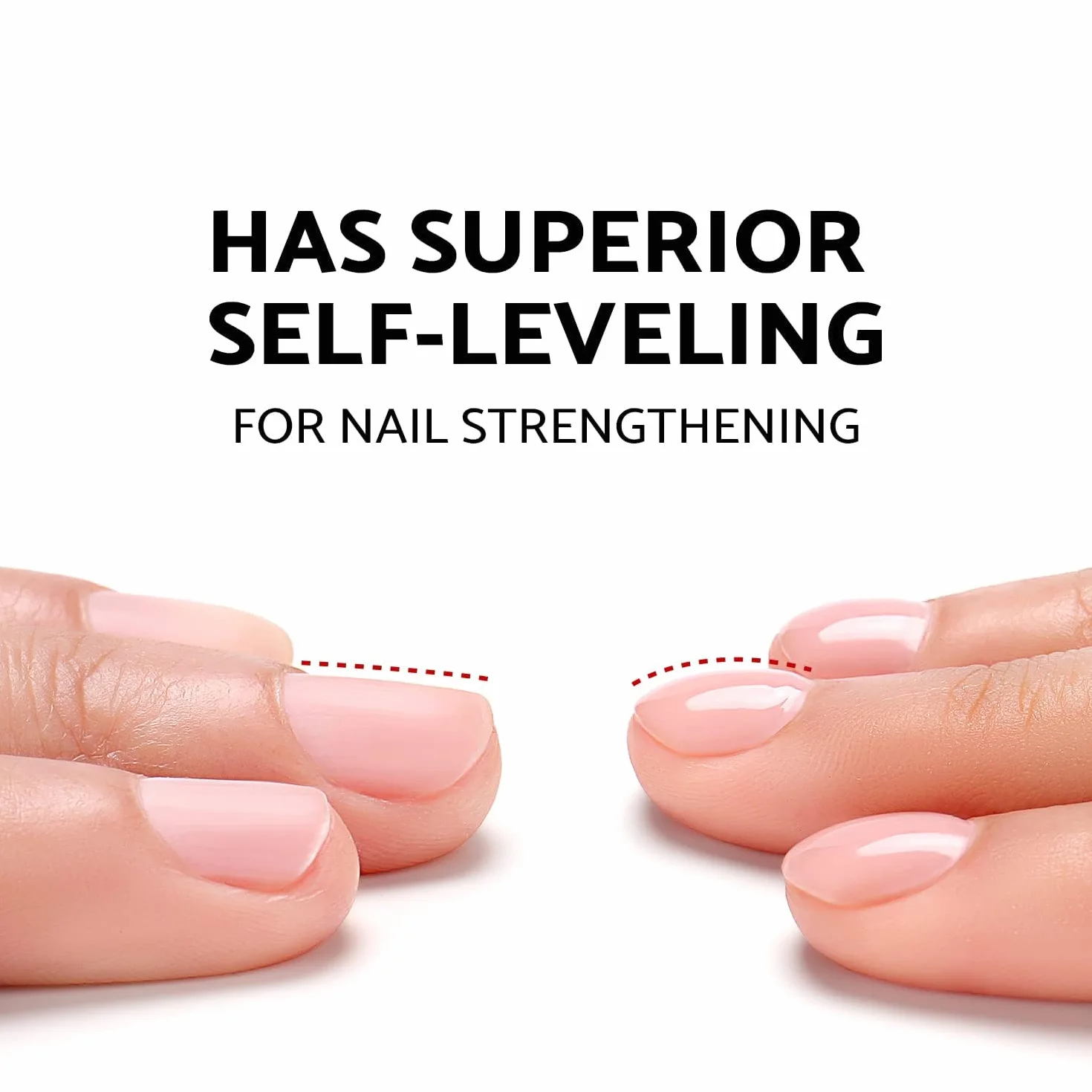 AIMEILI Rubber Base 8 ml Flexible Builder żel samowygładzający lakier pod paznokcie Strengthener Rhinestone Glue Gel lakier do paznokci przezroczysty Jelly Rubbergel 5 IN 1-1013