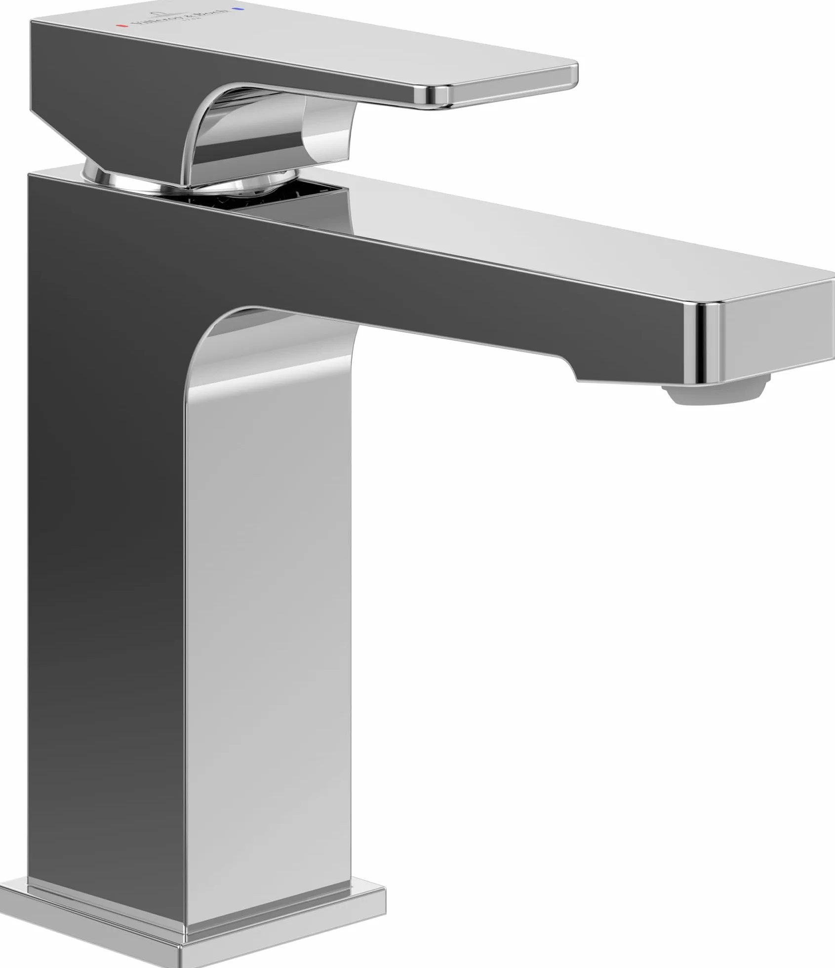 VILLEROY AND BOCH Architectura Square bateria umywalkowa z chromowanym zamkiem