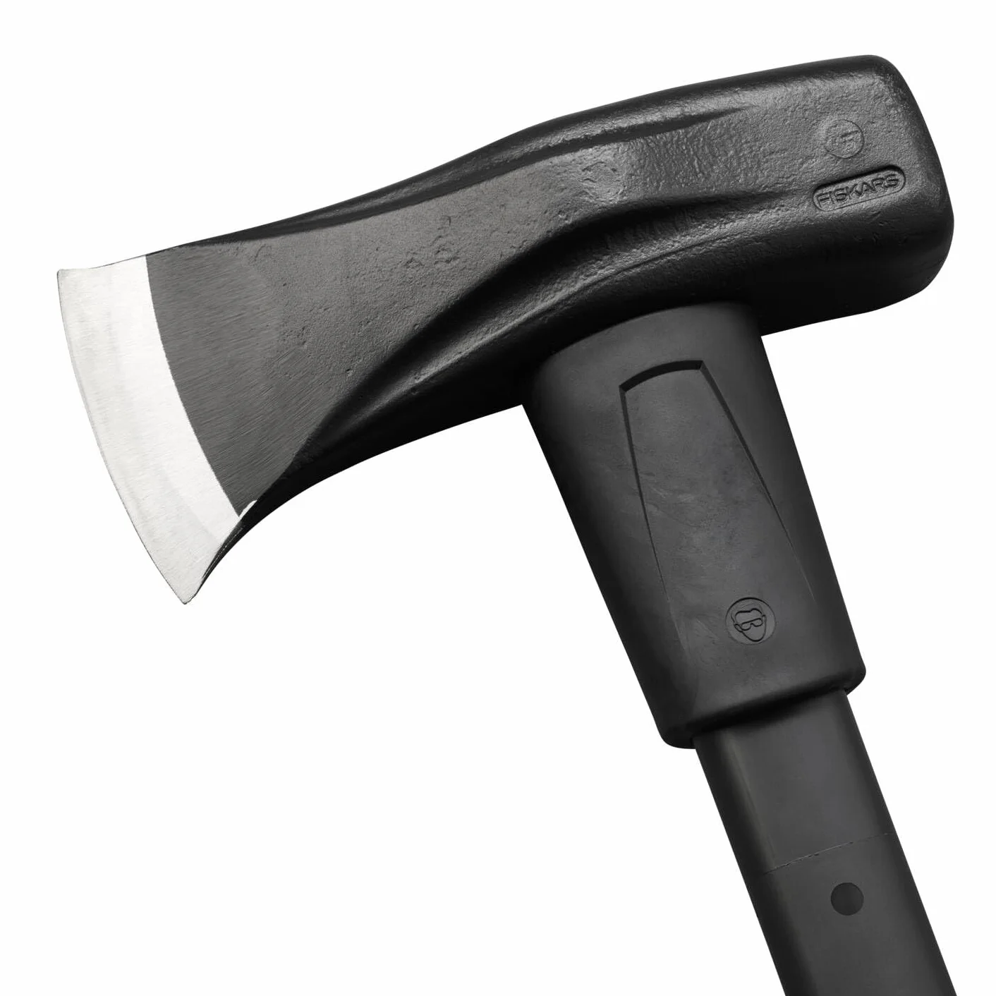Fiskars Młotek rozłupujący (kuty), 2 w 1: siekiera i młotek, waga: 4,6 kg, ostrze z hartowanej stali/ trzonek z tworzywa sztucznego wzmocnionego włóknem szklanym, czarny/pomarańczowy, X46, 1001705