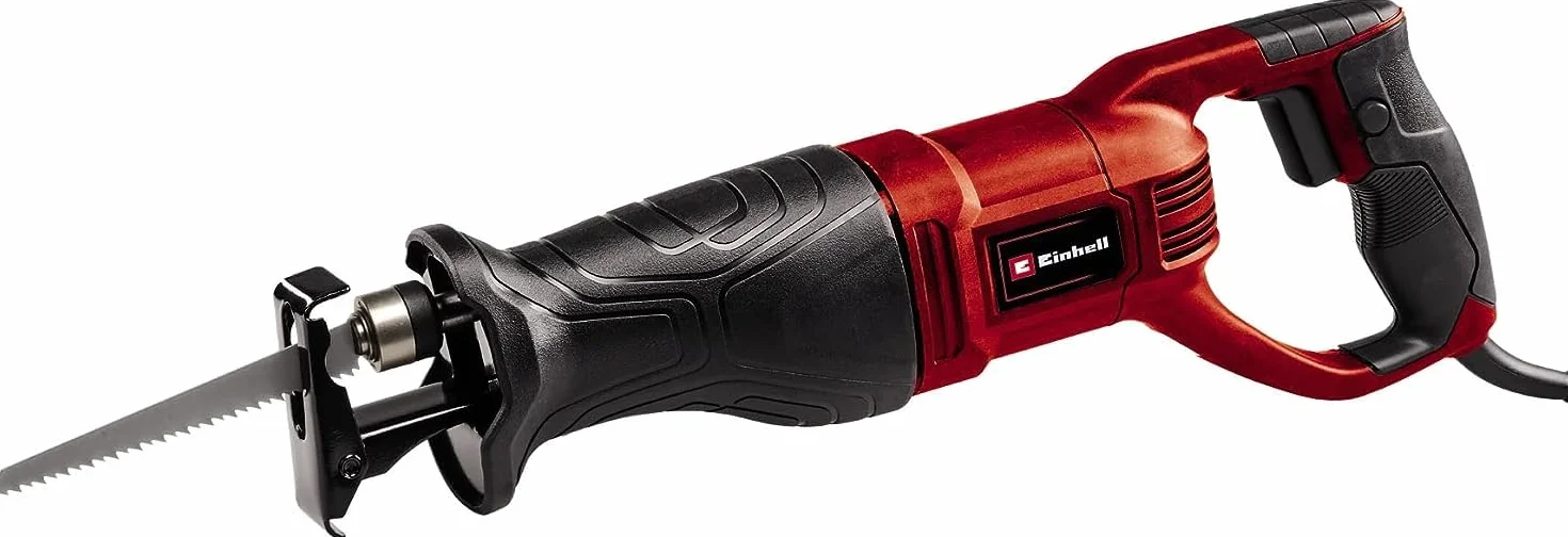 Einhell Piła uniwersalna TC-AP 690 E (690 W, wys. skoku 20 mm, maks. prędkość biegu jałowego 2800 min-1, gł. cięcia 115 mm w drewnie)